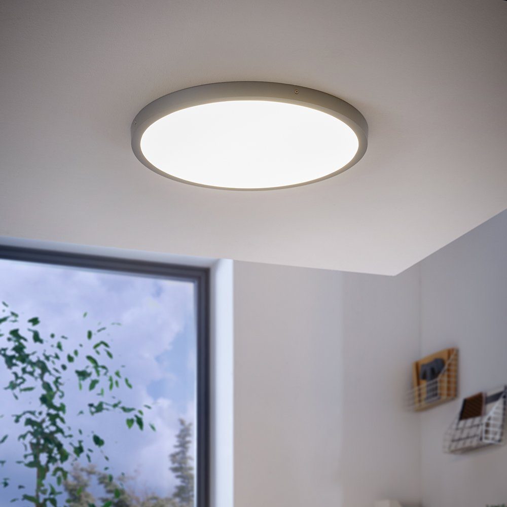 EGLO Opbouwarmatuur FUEVA 1 slank design, slechts 3 cm hoog, diameter 50 cm (1 stuk)