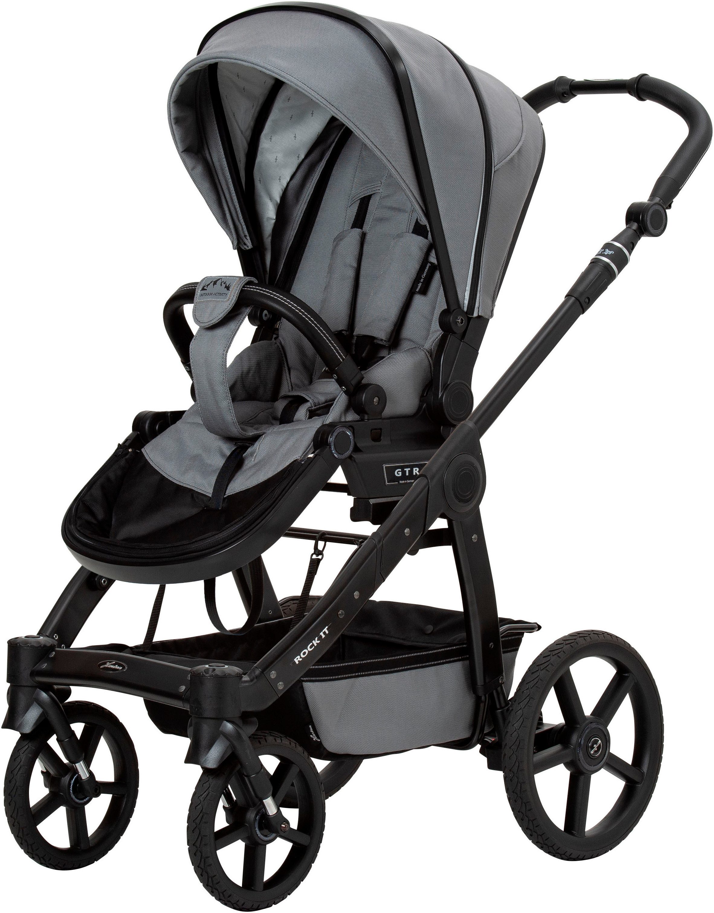 Hartan Combi-kinderwagen Rock it GTR Outdoor met handrem (set)