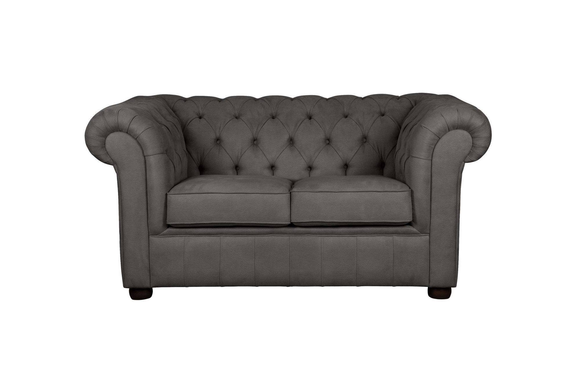 Home affaire 2-zitsbank CHARENTE, Chesterfield bank, golfvering, afmetingen: B/D/H: 147/89/74 cm