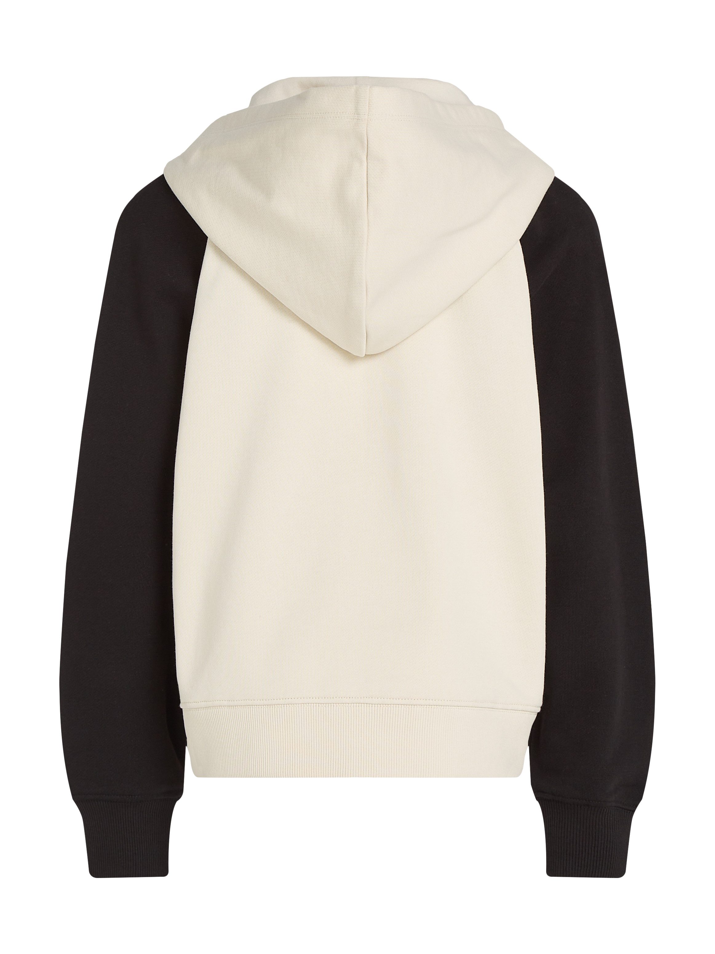 Calvin Klein Sweatvest COLOR BLOCK ZIP-THROUGH voor kinderen tot 16 jaar met logo-opdruk