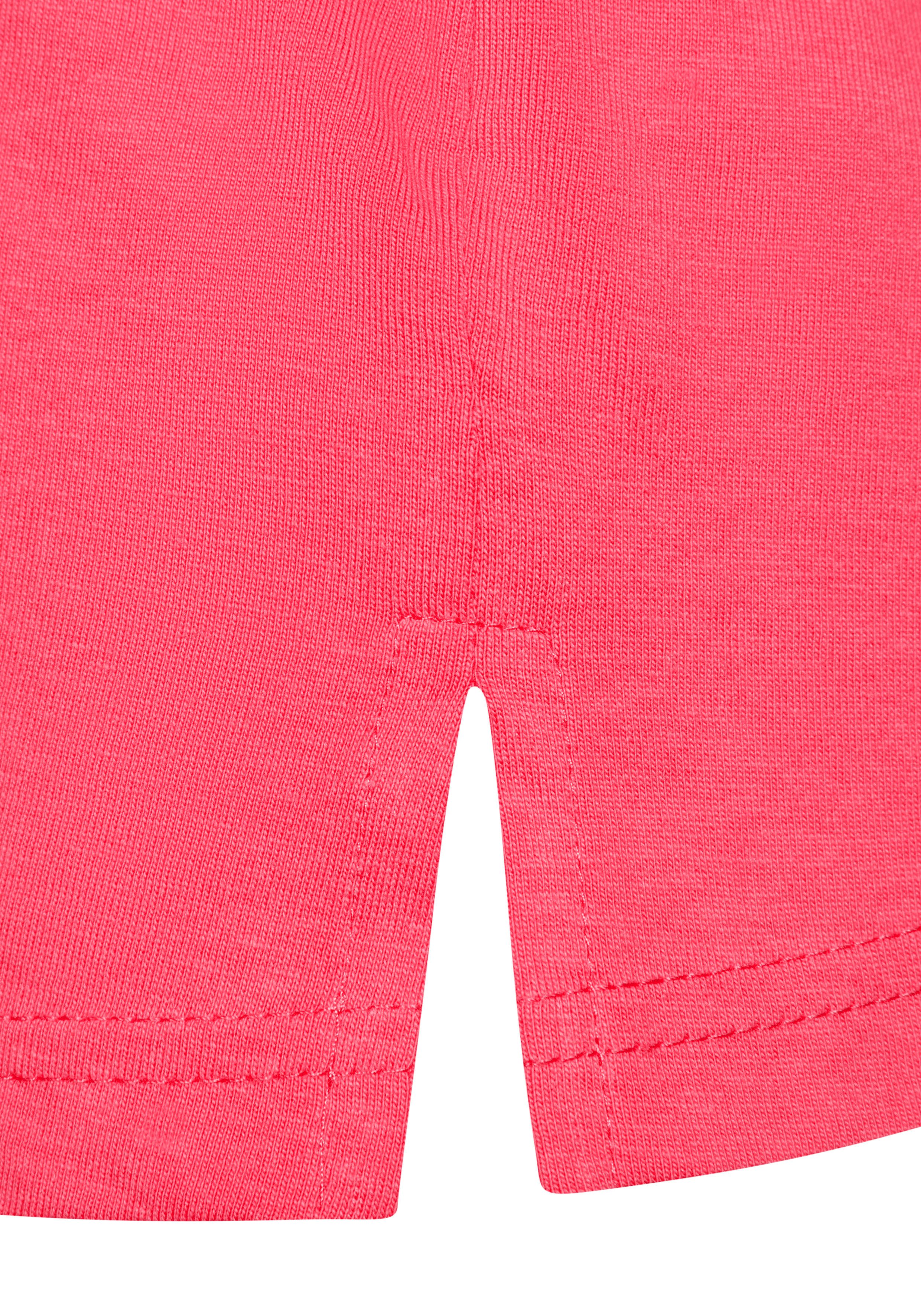 Beachtime T-shirt Met modieuze opening aan de zoom