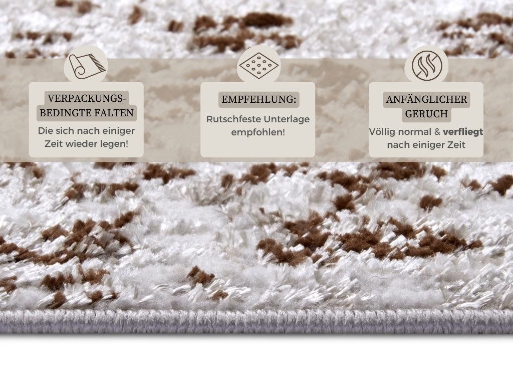 HANSE Home Vloerkleed Retro slijtvast, onderhoudsvriendelijk, robuust, glanzend
