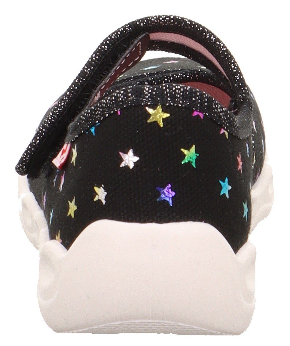 Superfit Pantoffels BUBBLE WMS: Middel Kinderschoen met klittenband, sterretjes, maat sjabloon om te downloaden