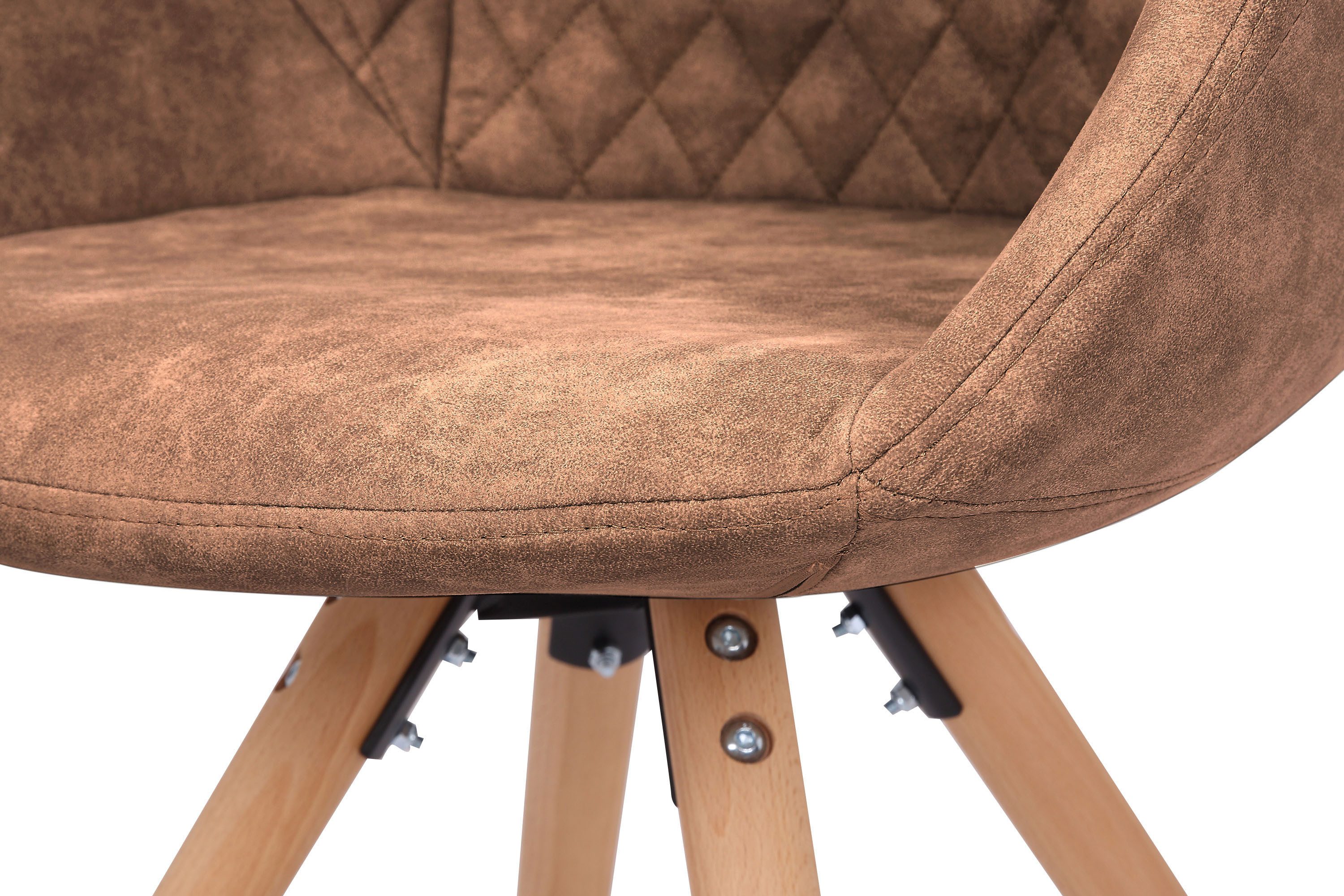 Kayoom Stoel Chadwick 110 2-delige set, stijlvol design, in natuurlijke kleuren gehouden (set, 2 stuks)