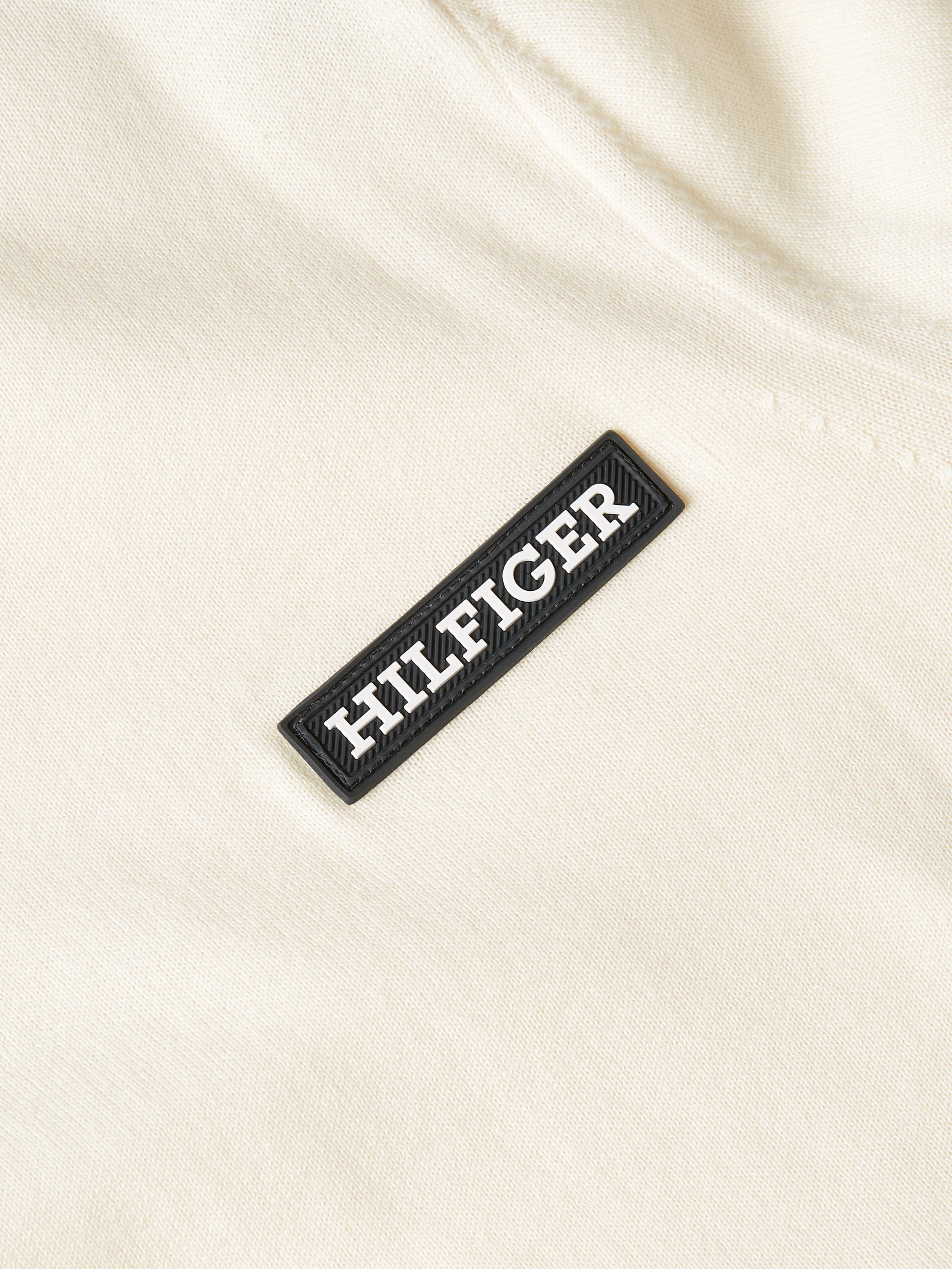 Tommy Hilfiger Gebreide trui GLOBAL STRIPE CREW NK Global-strepen op mouw- en nekafwerking