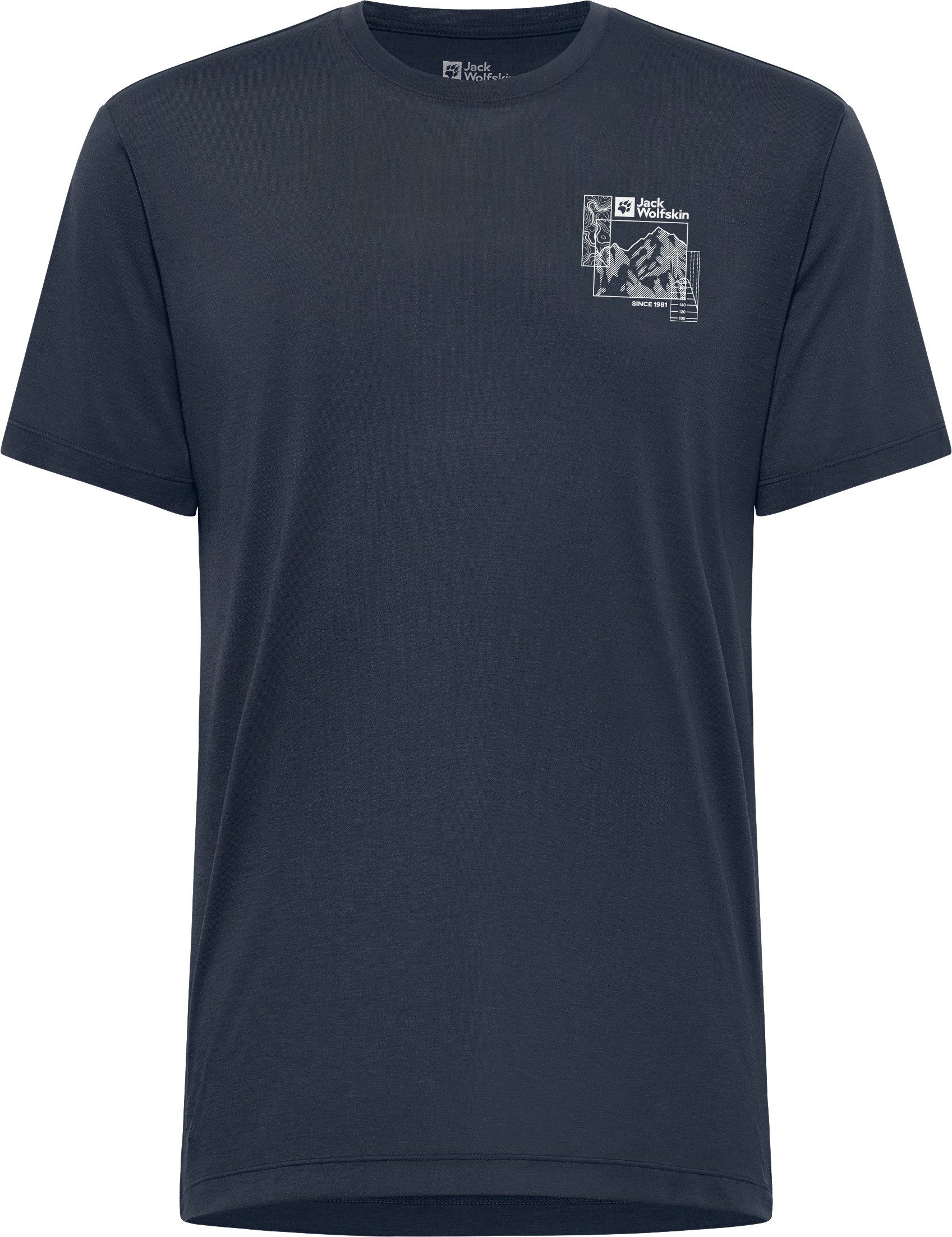 Jack Wolfskin T-shirt VONNAN GRAPHIC T M