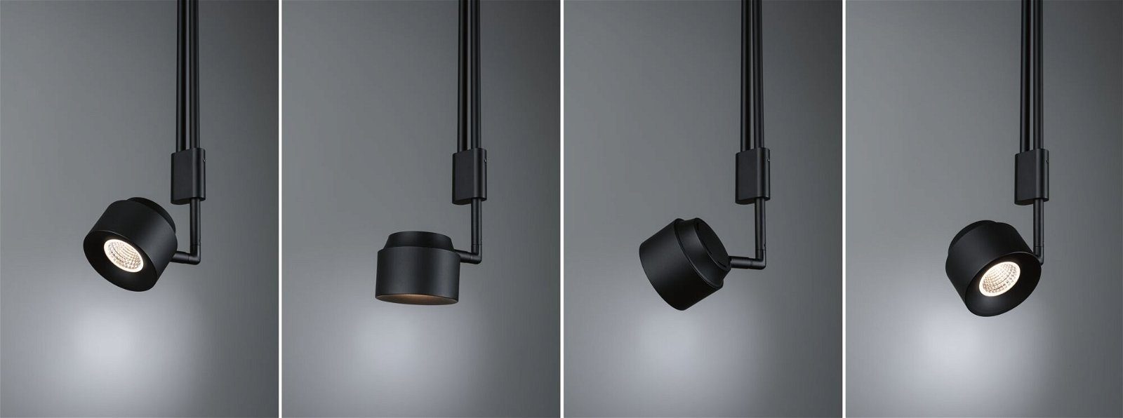 Paulmann Led-hanglamp Puric Pane Smart Home Zigbee 6W Zwart/Grijs 230V Kunststof/Metaal (1 stuk)
