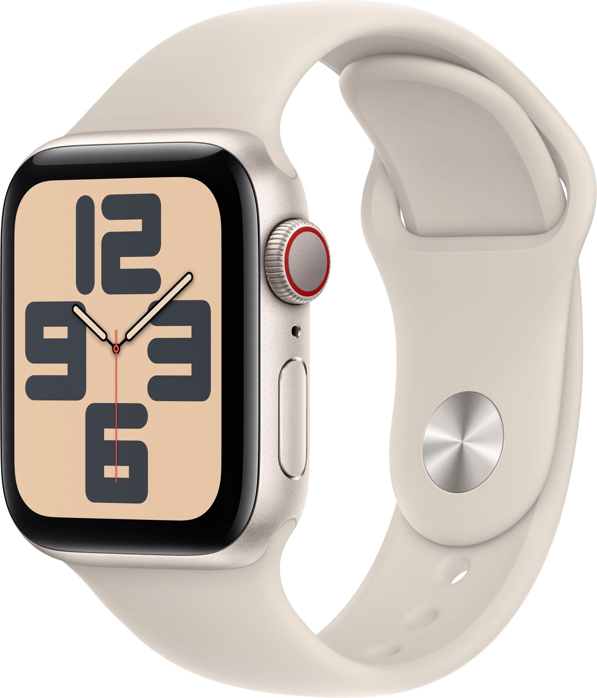 NU 20% KORTING: Apple Smartwatch Watch SE GPS 40 mm Aluminium + Cellular M-L Sport Band