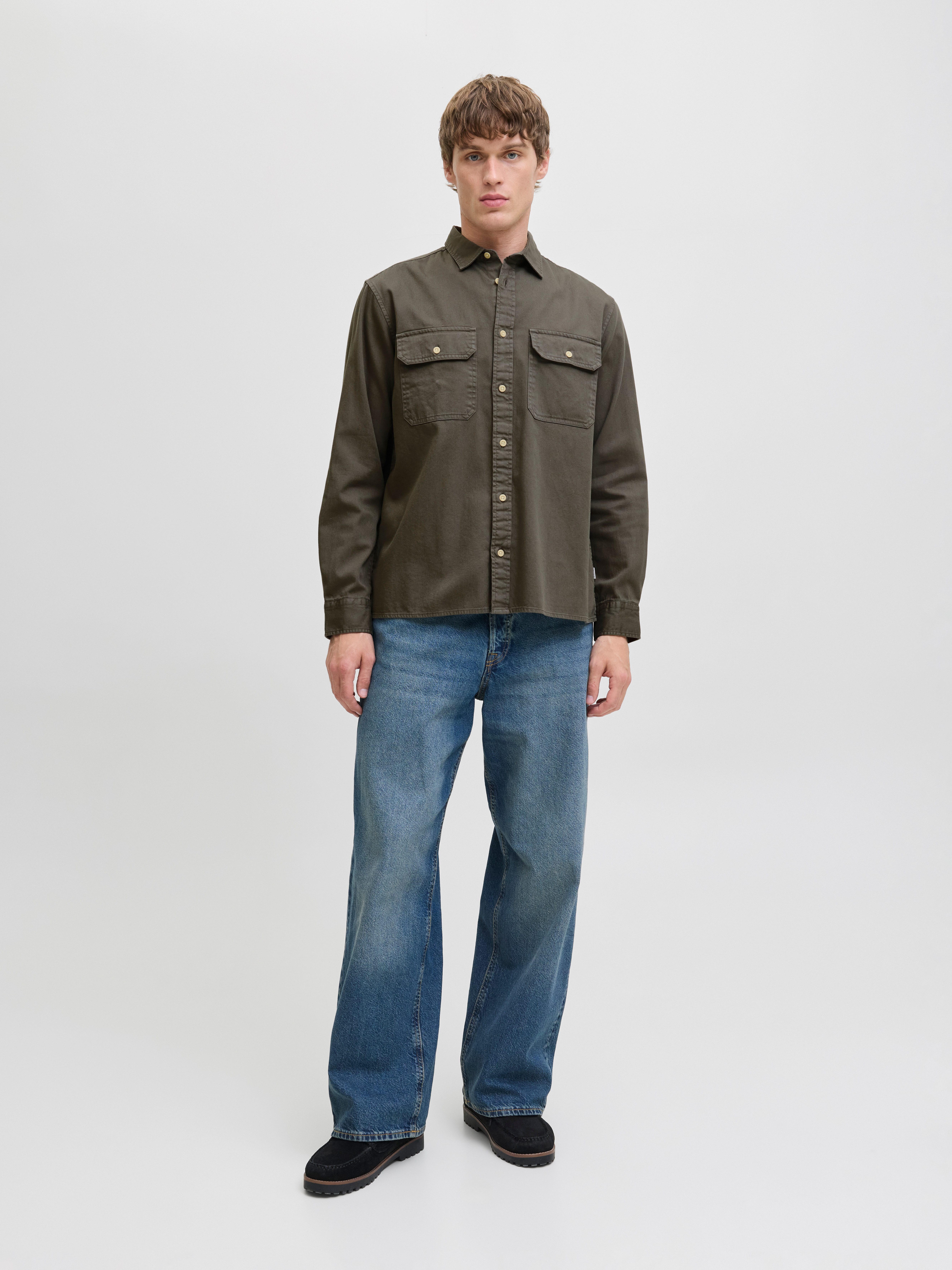 Jack & Jones Overhemd met lange mouwen JJETRAVIS SHIRT LS NOOS