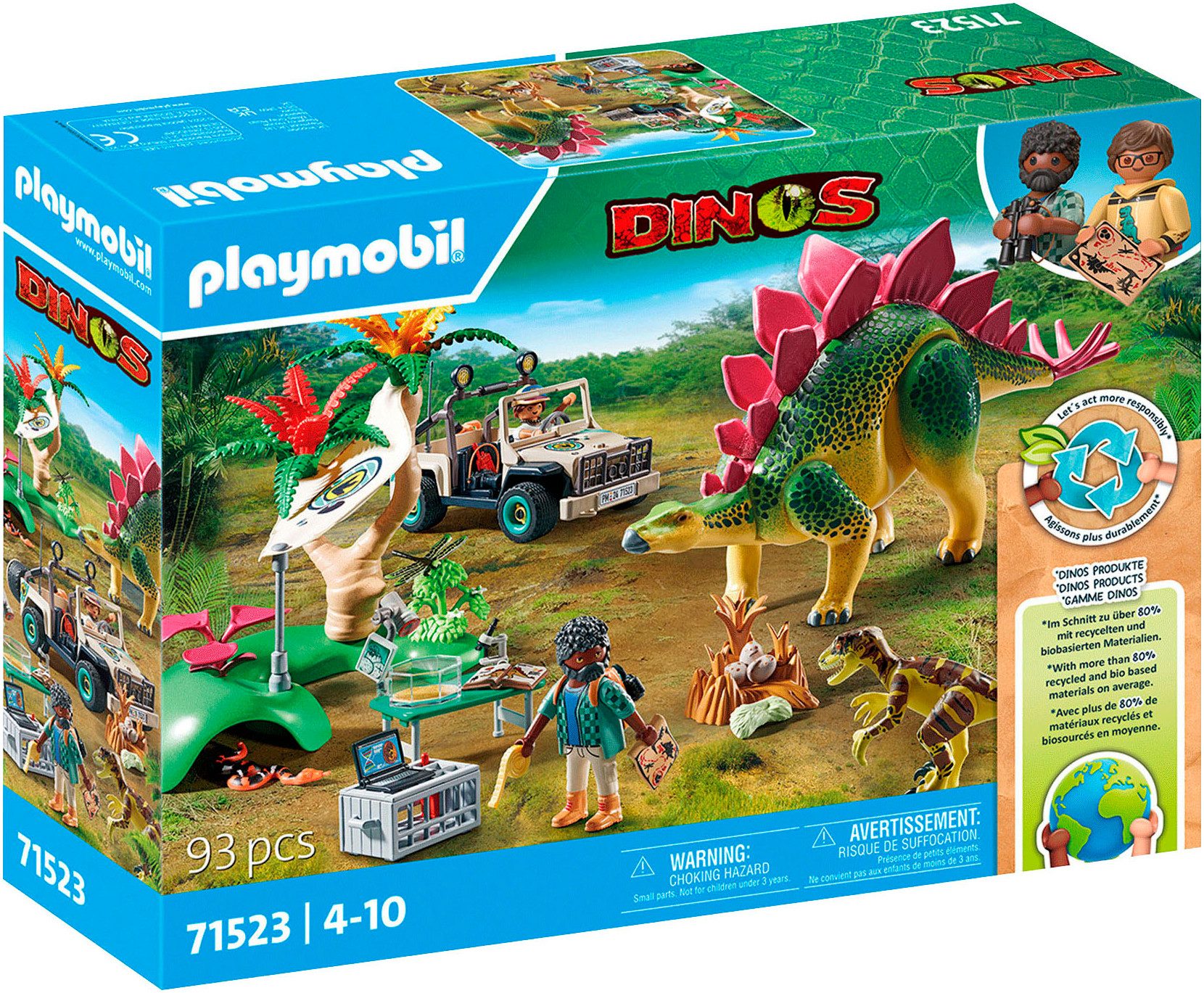 Playmobil® Constructie-speelset Onderzoeks Camp met Dinos (71523), Dinos (93-delig)