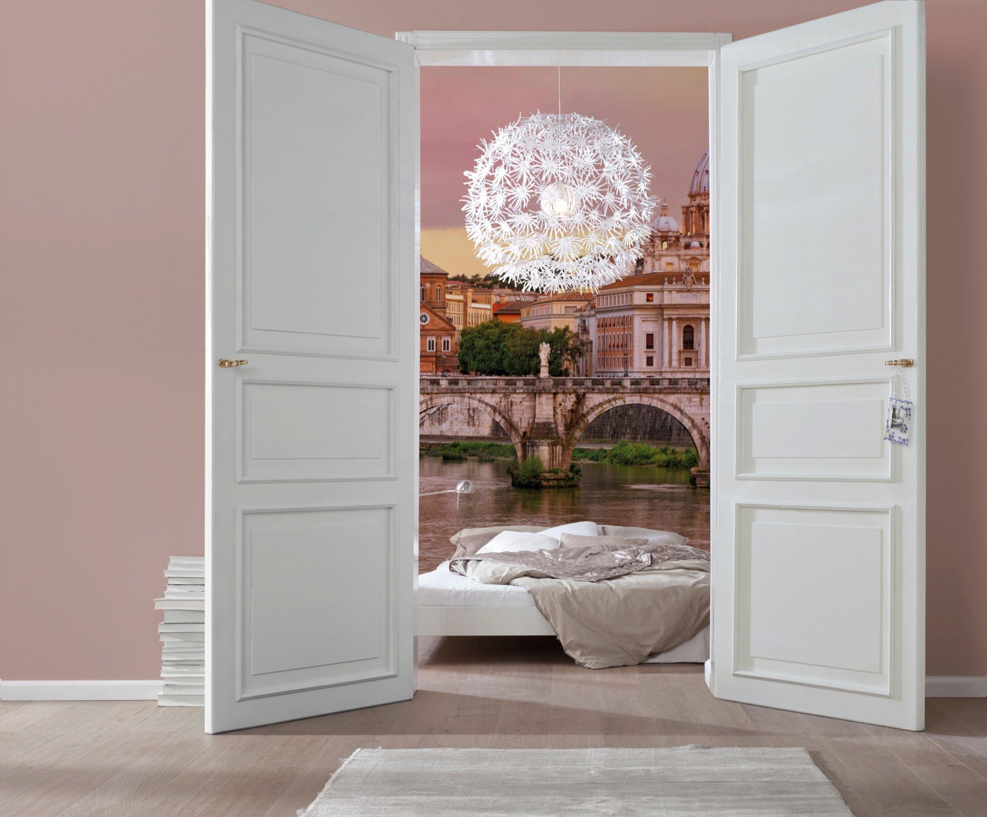 Komar Fotobehang Rome 368x254 cm (breedte x hoogte), inclusief pasta (set)
