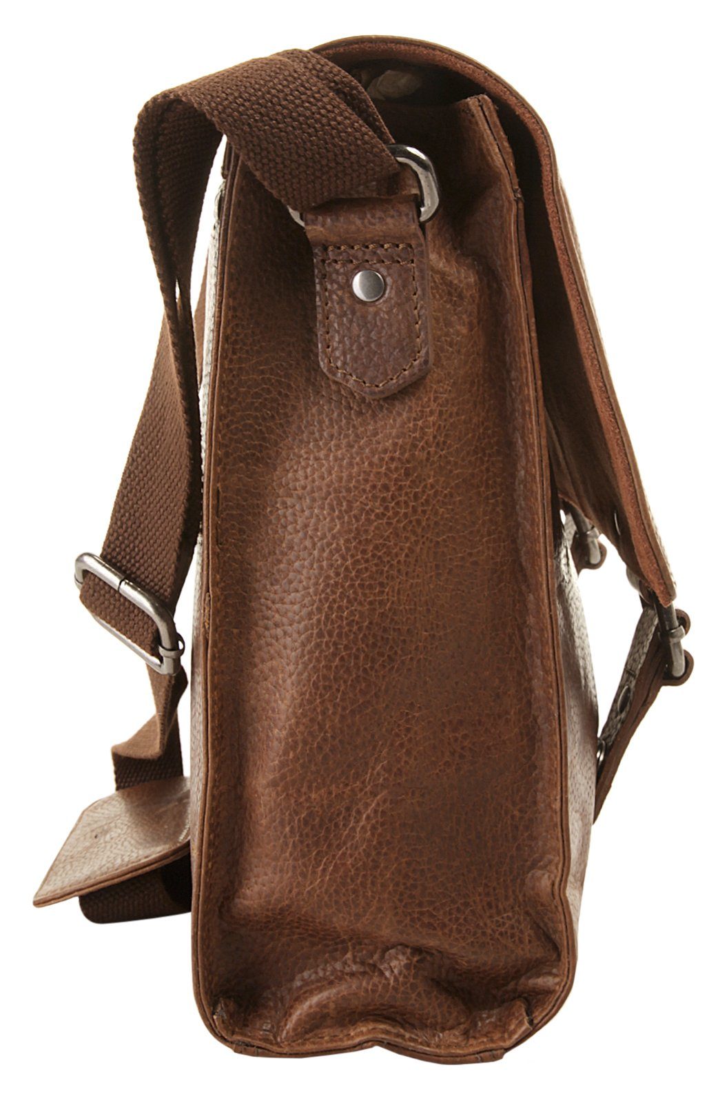 BODENSCHATZ Messenger Bag echt leder