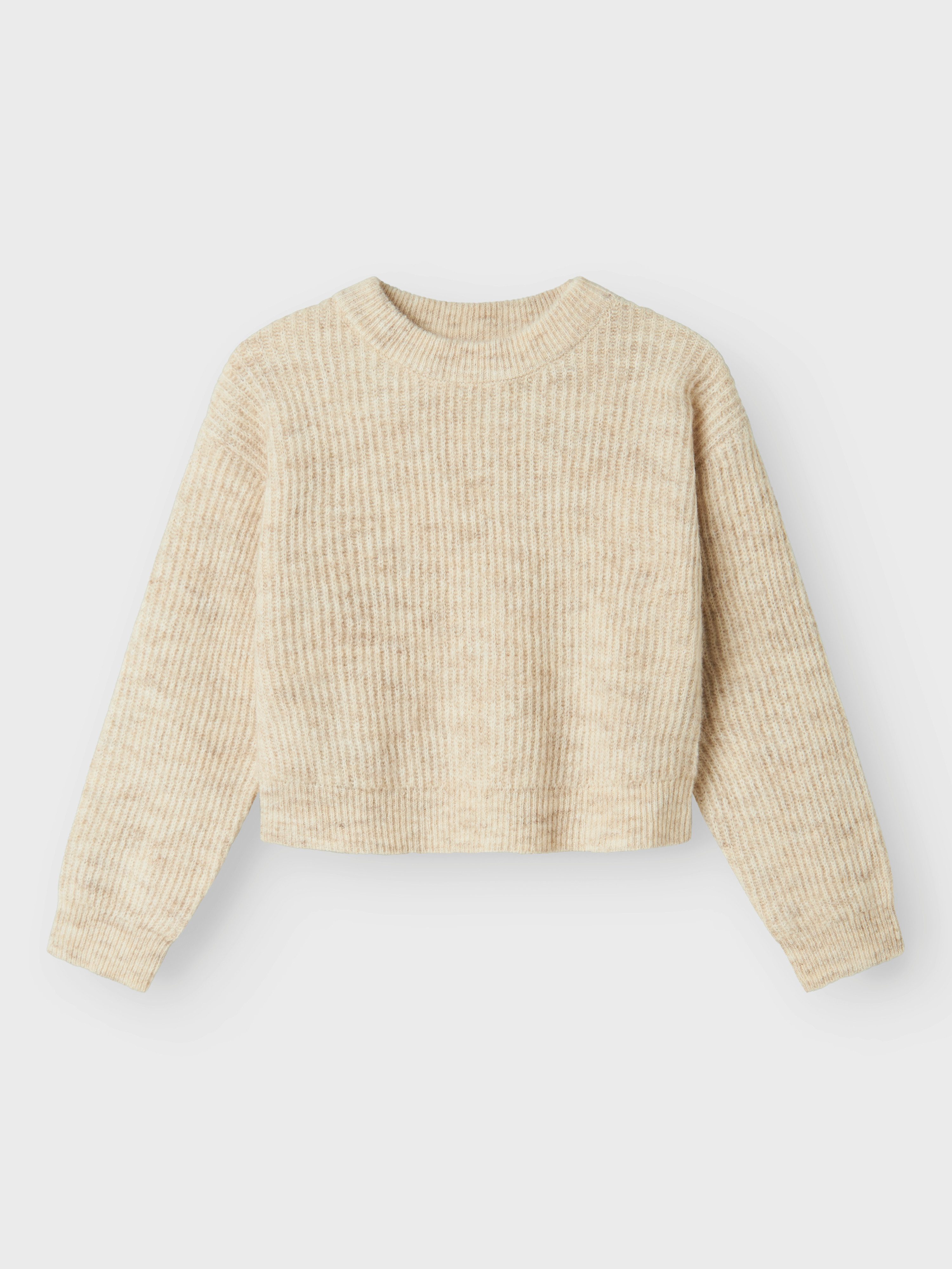 Name It Gebreide trui NKFHOLLY LS BOXY SHORT KNIT NOOS