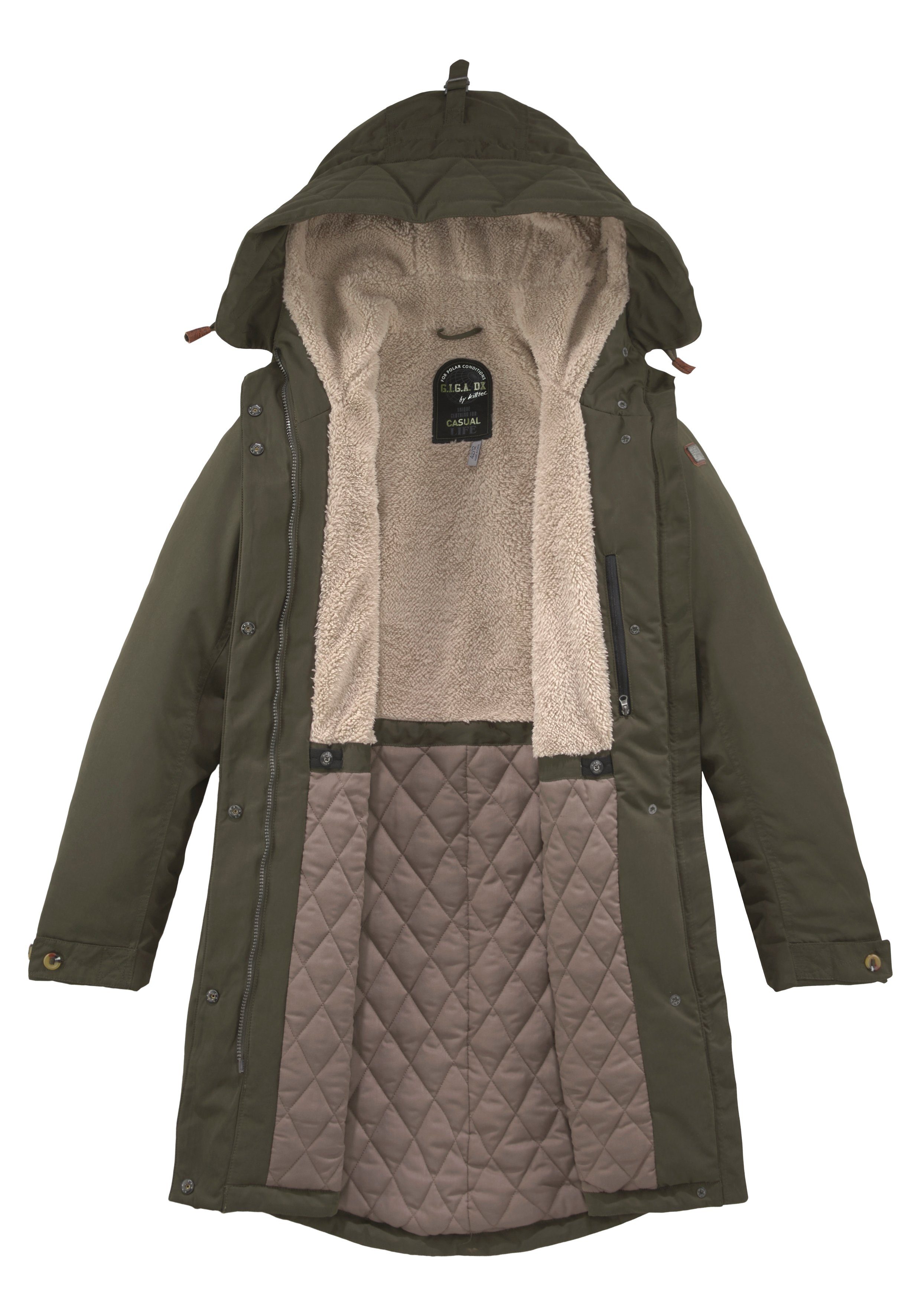G.I.G.A. DX by killtec Functionele parka MANOLARA Verwarmend & winddicht & waterafstotend