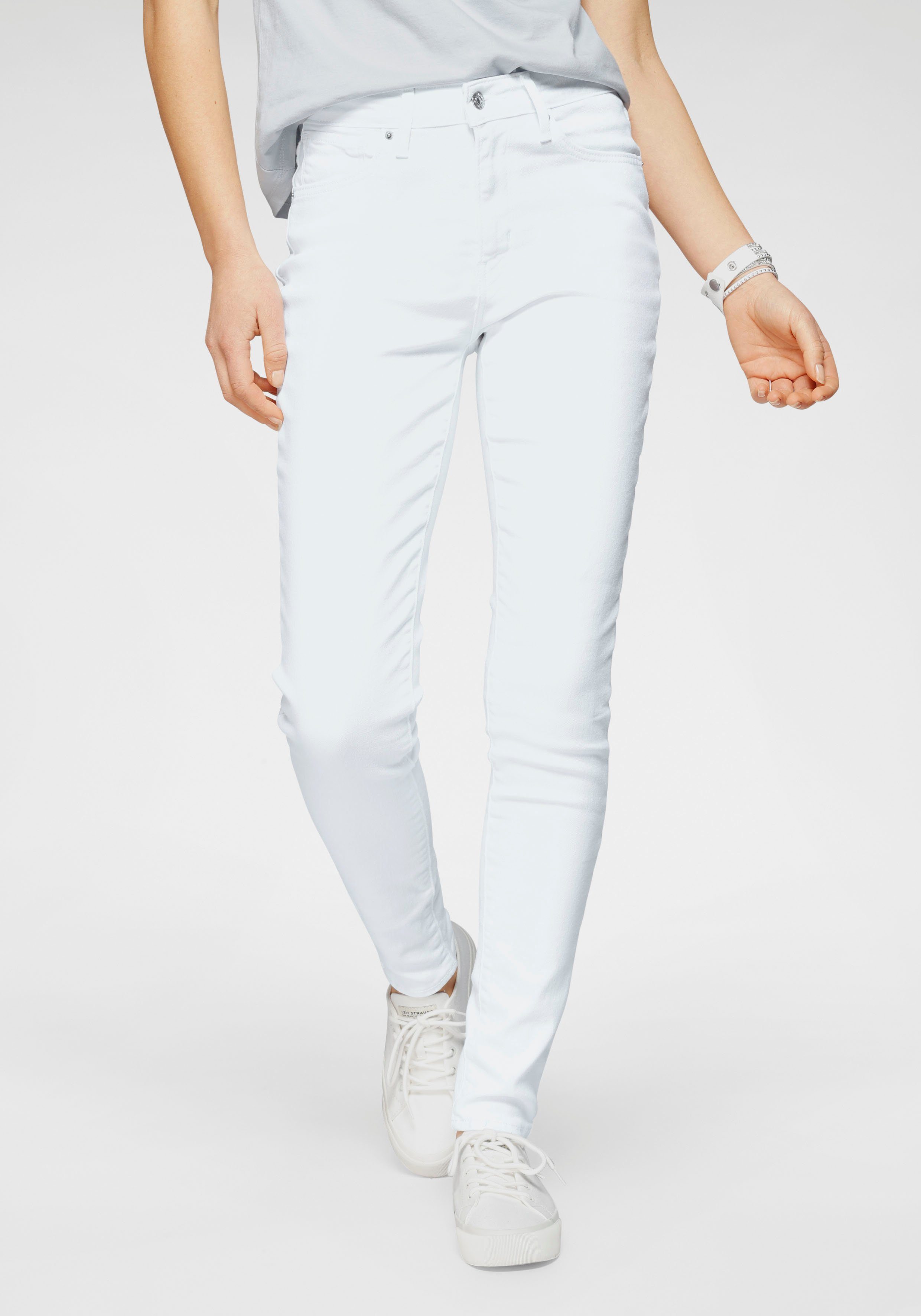 Levi's Skinny fit jeans 721 High rise skinny dames skinny jeans maat 25 wit