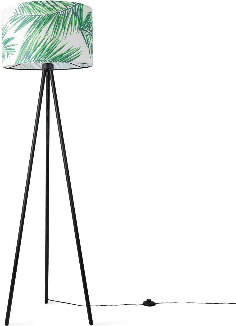 Paco Home Staande lamp Trina Ostende Lampenkap woonkamer statief lamp kantoor kinderkamer jungle palm