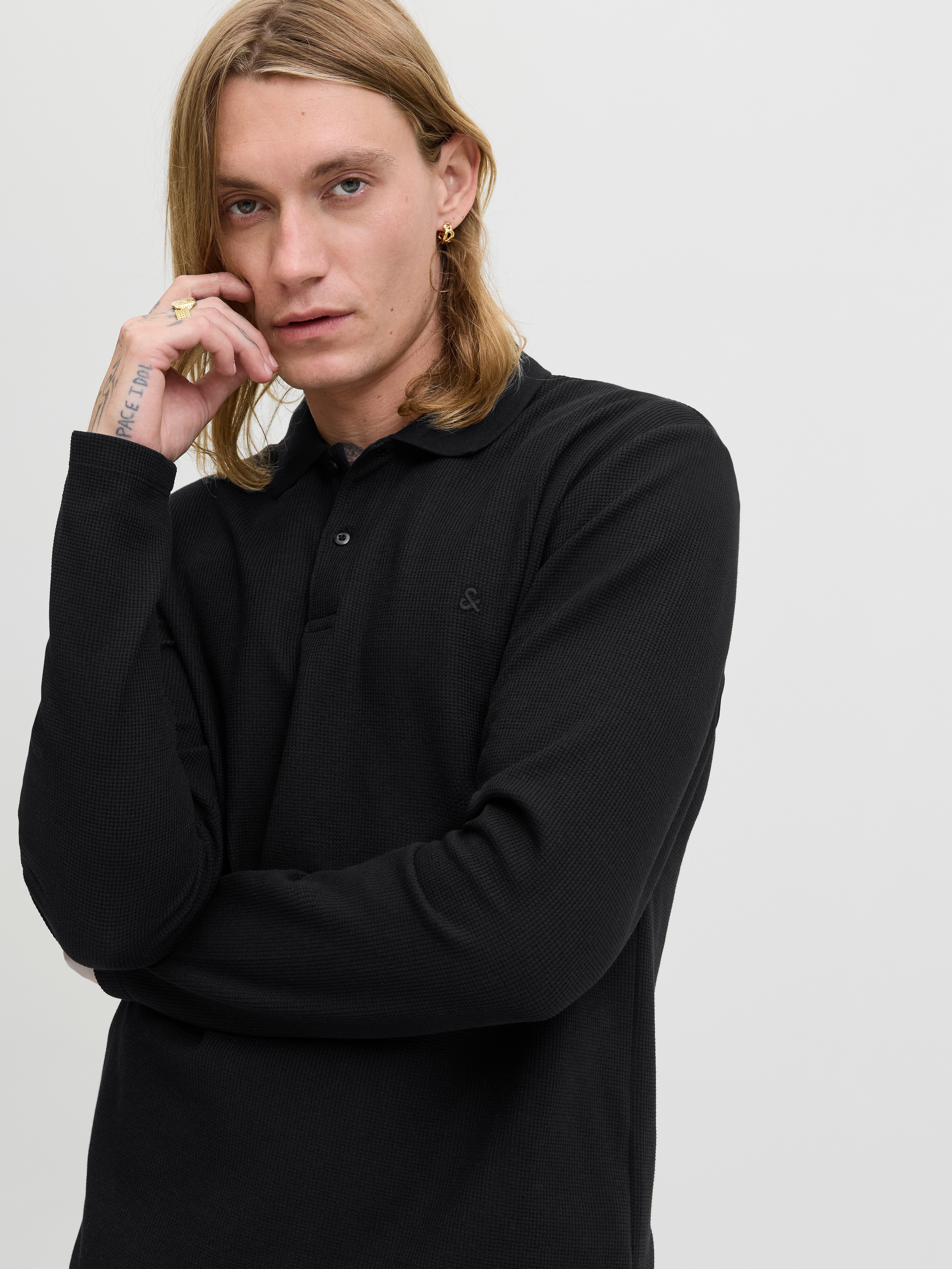 Jack & Jones Poloshirt met lange mouwen