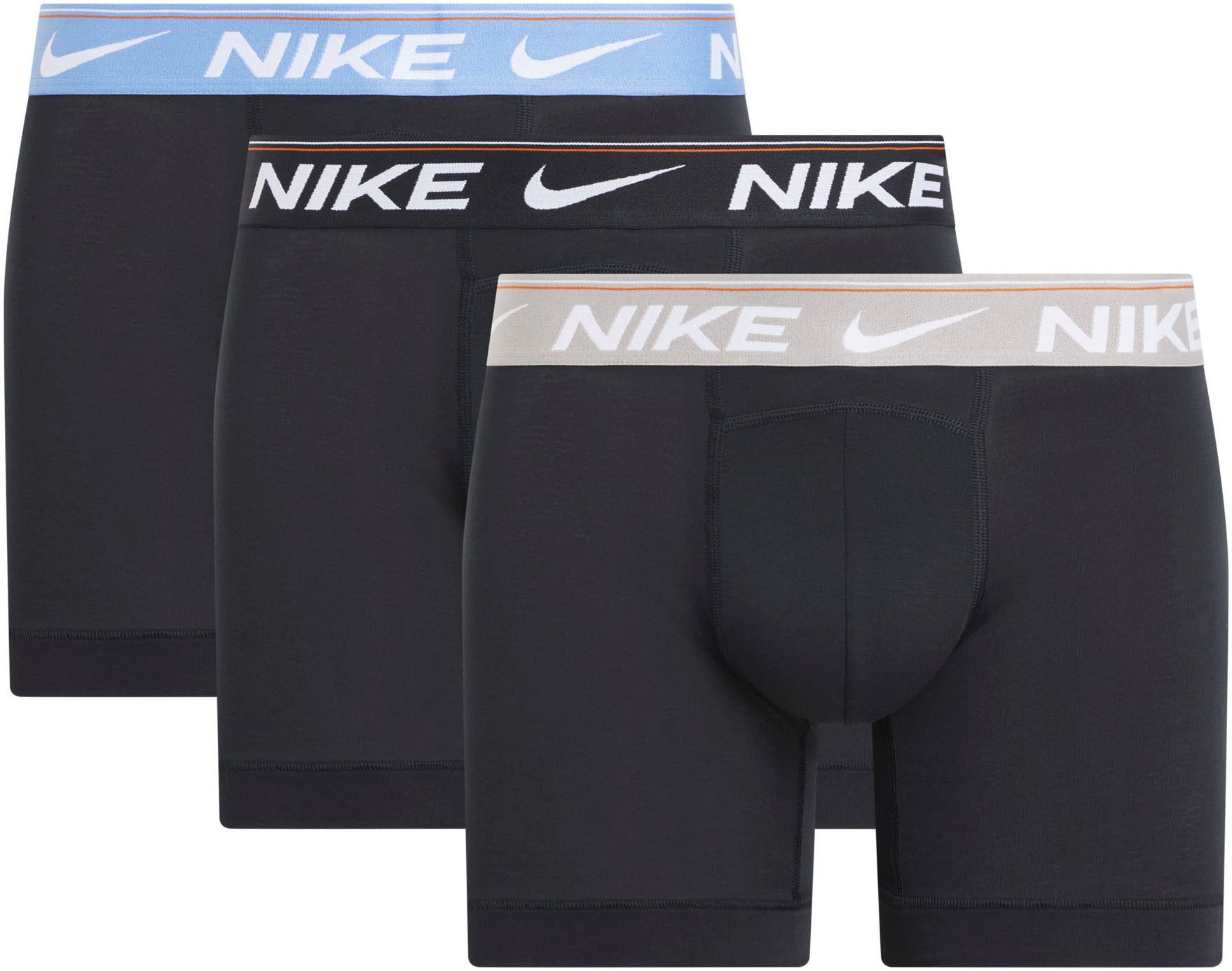 NIKE Underwear Boxershort BOXER BRIEF 3PK (3 stuks) heren boxershorts maat M (48) zwart
