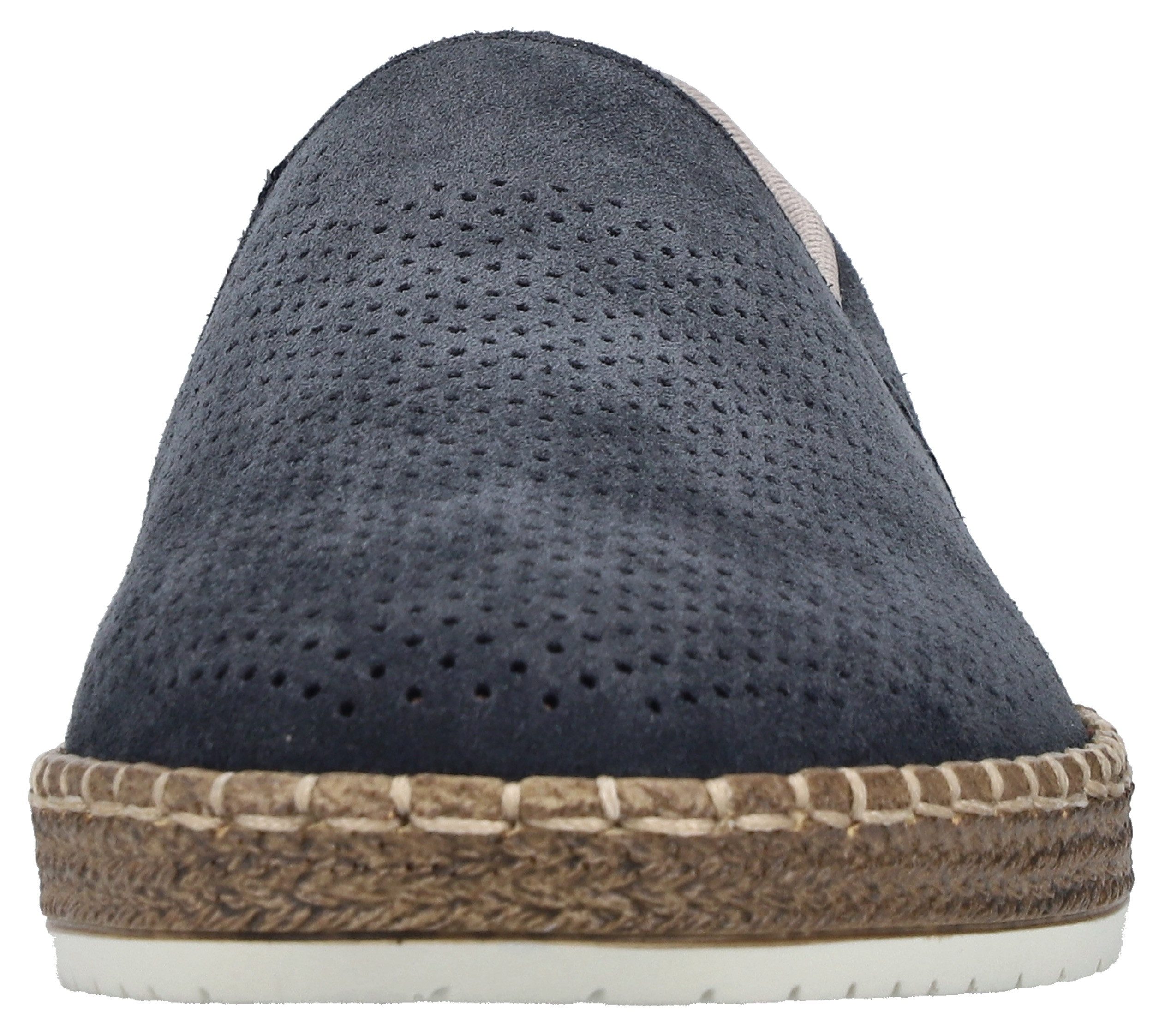 Rieker Instappers , instapschoen, casual slipper, moccasin met perforatie