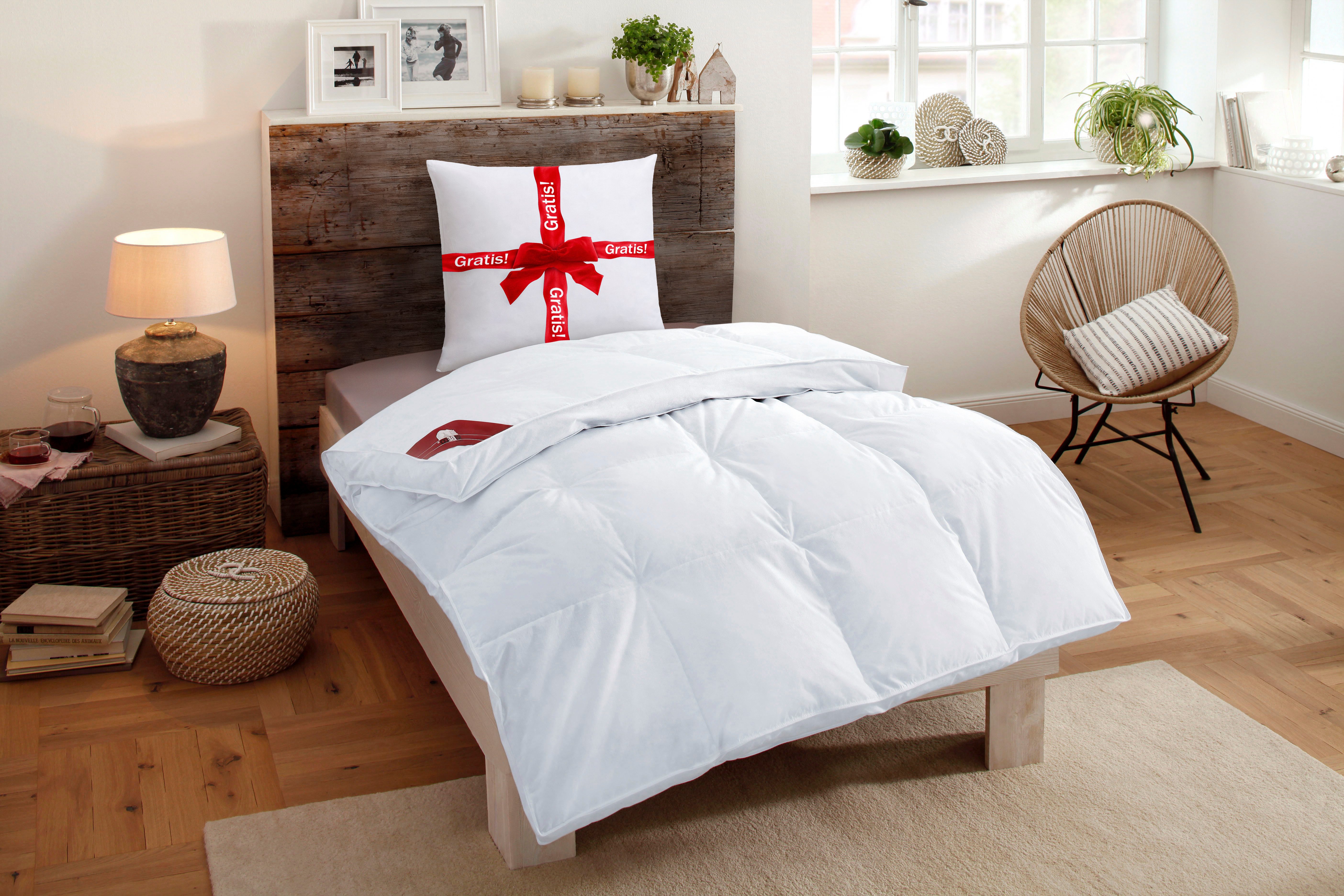 RIBECO Donzen dekbed Emily Extra hoge buitenwand voor veel volume Warm