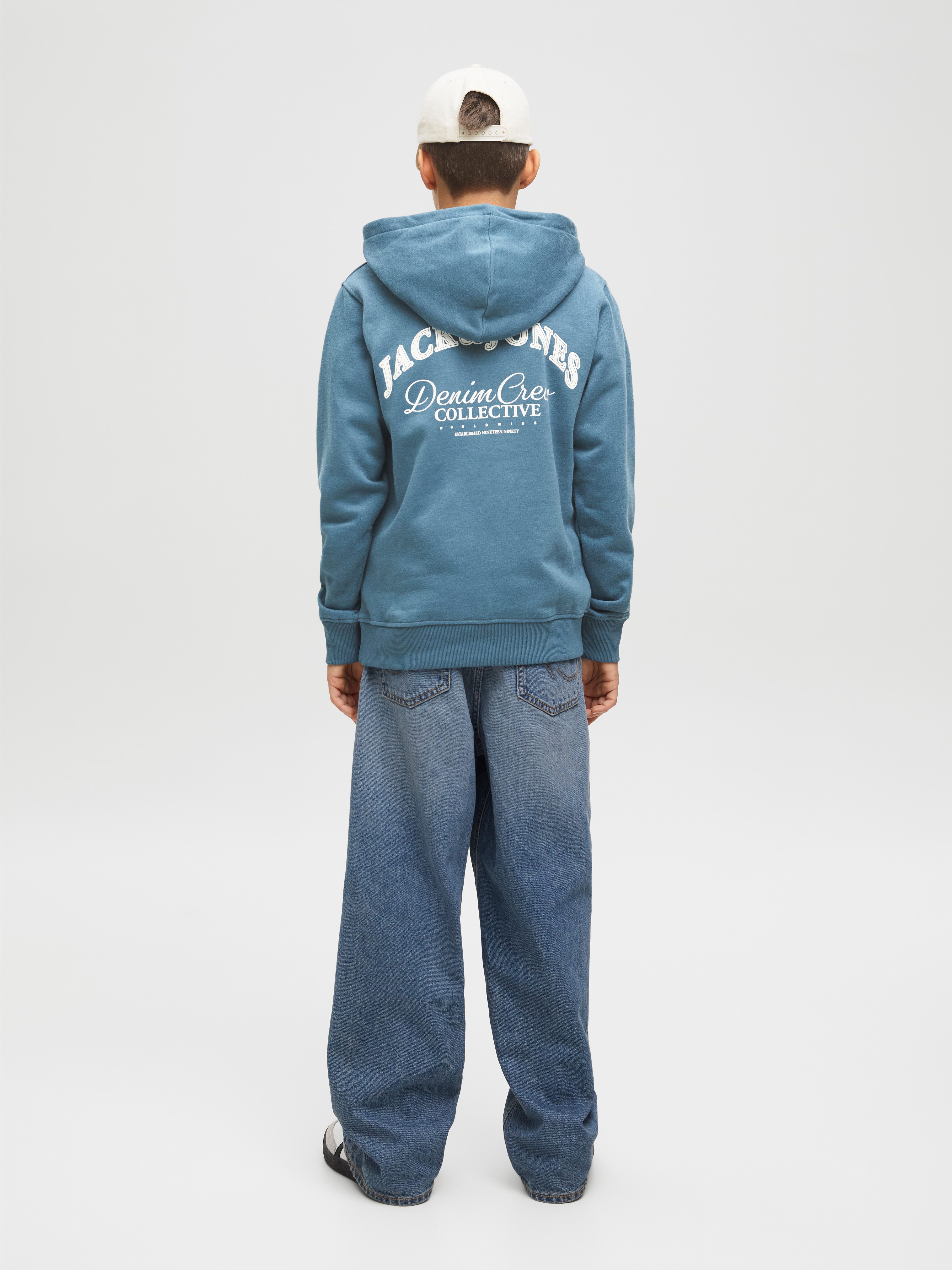 Jack & Jones Junior Hoodie JJEBRANDES BACKP RELAXED SWEAT H SN JNR