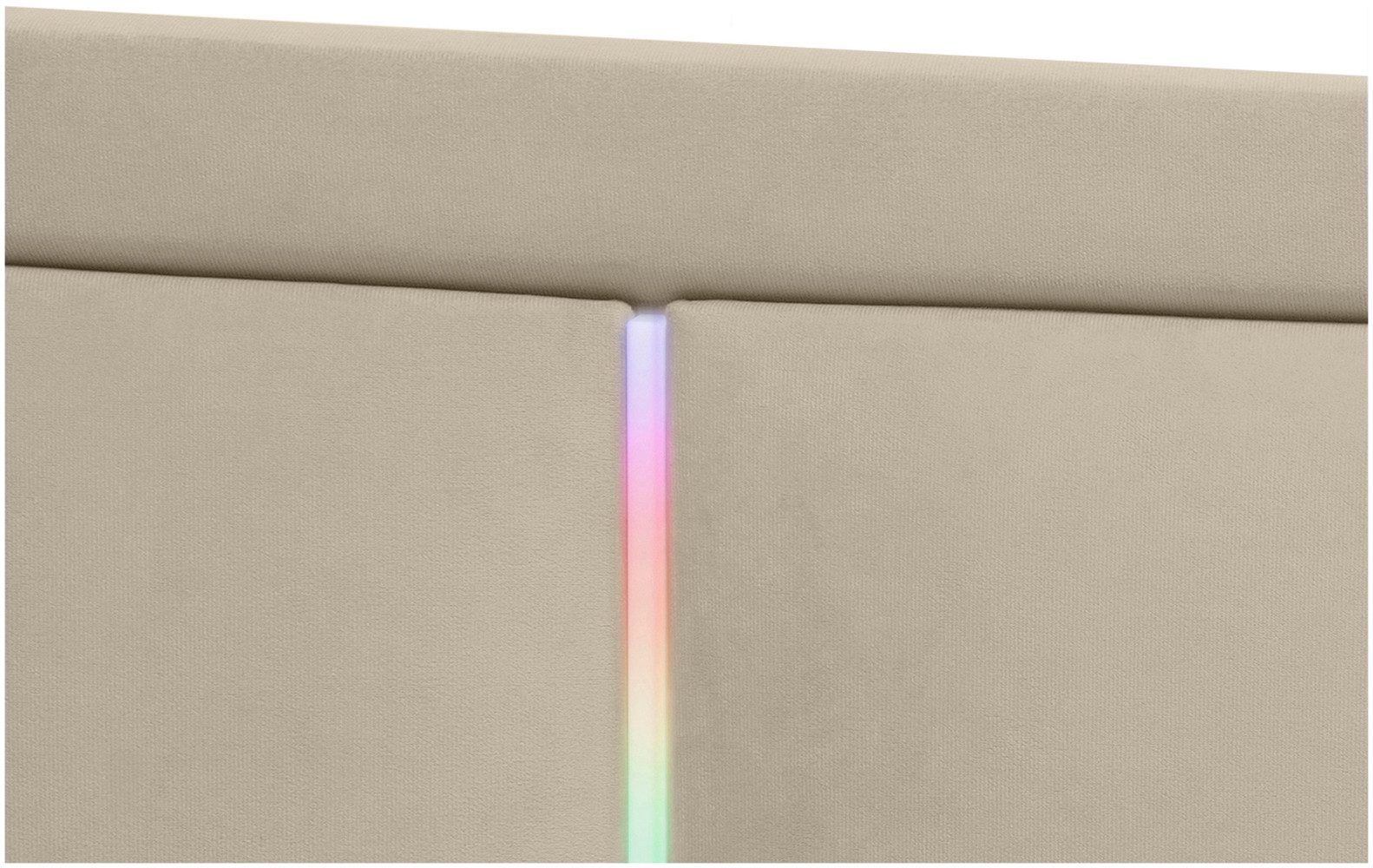 COLLECTION AB Boxspring Athena Incl. LED-verlichting, topper en opbergruimte