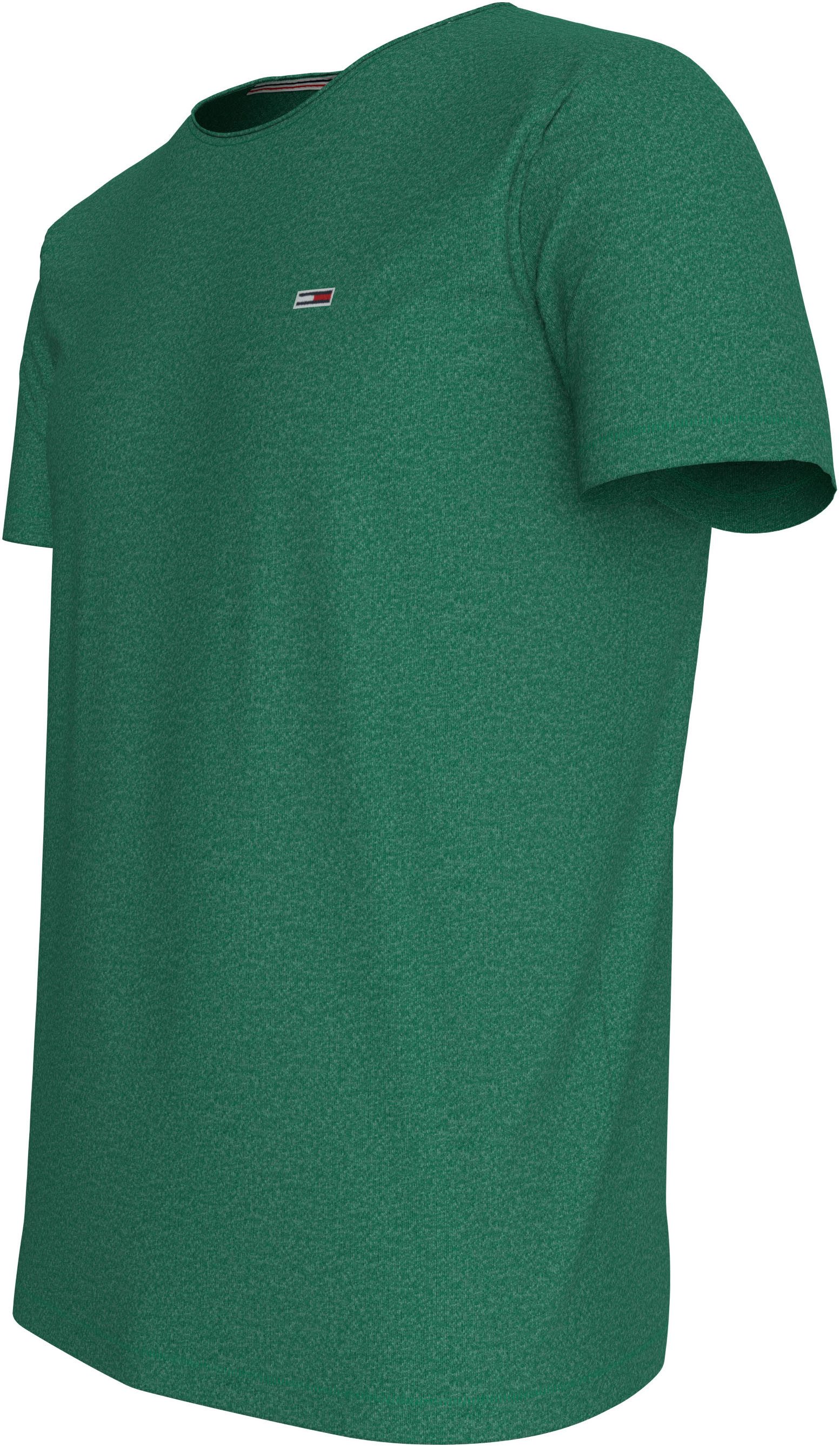 TOMMY JEANS T-shirt TJM SLIM JASPE C NECK Classics slim fit met merklabel