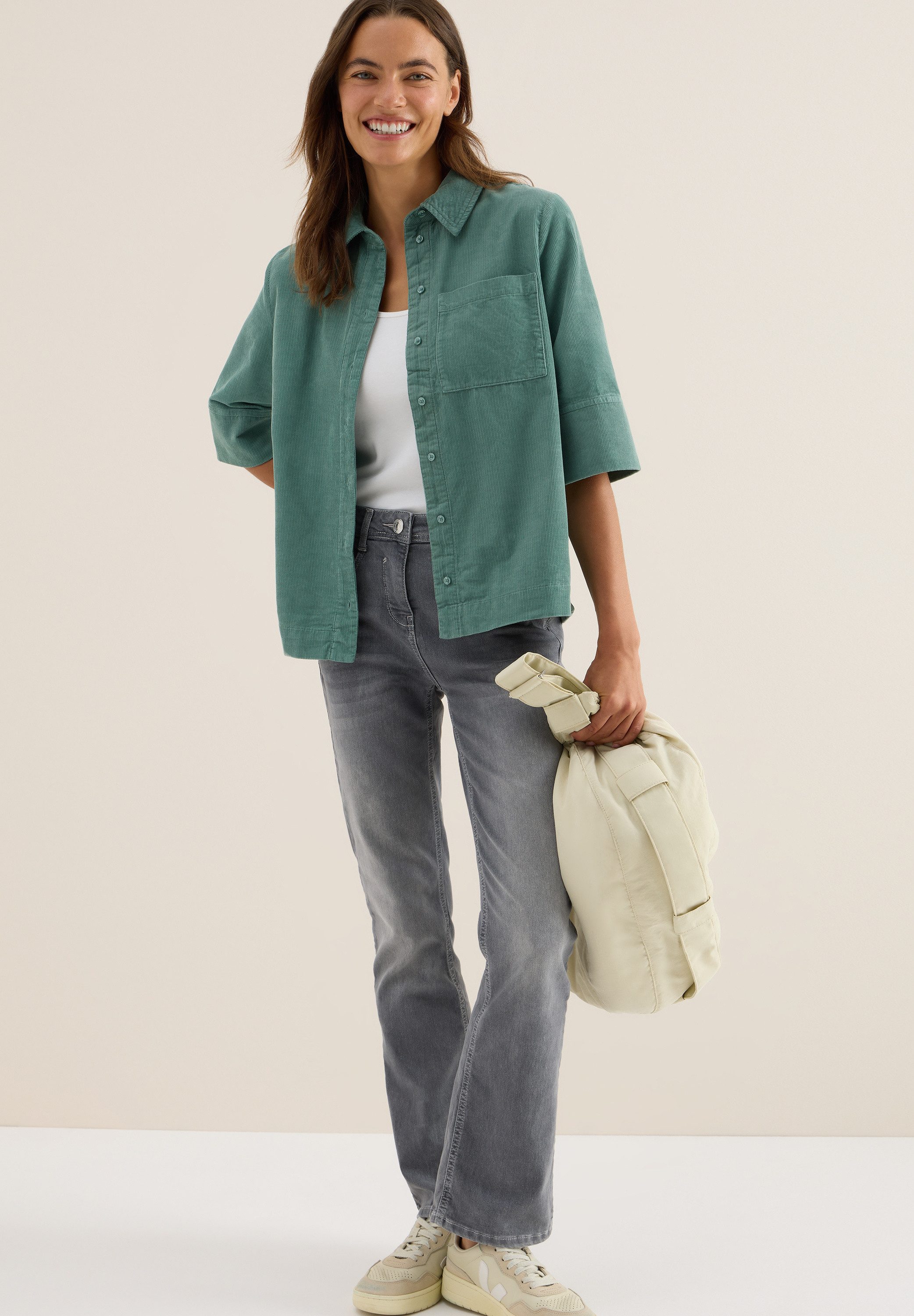 Cecil Overhemdblouse met borstzak