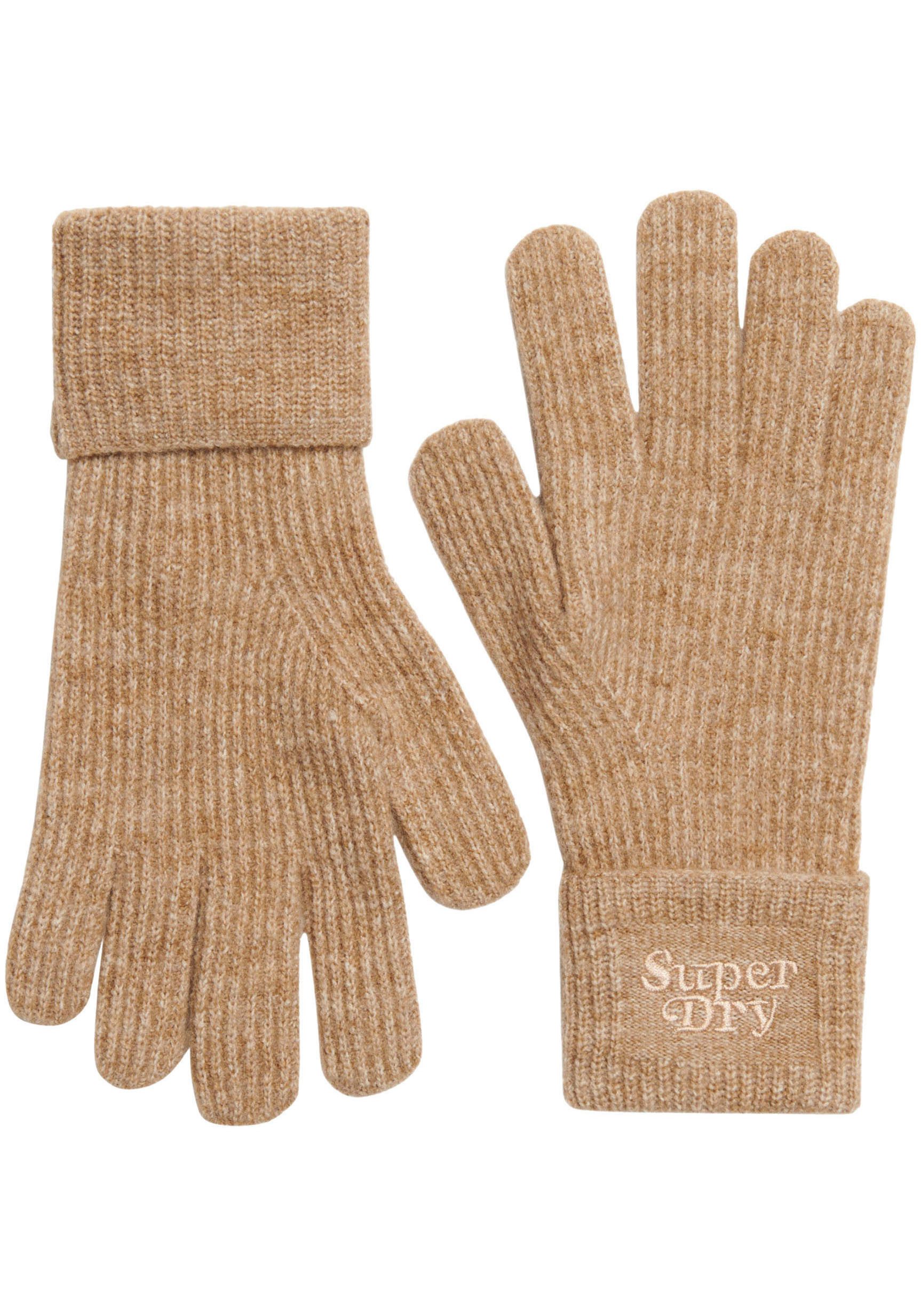 Superdry Gebreide handschoenen SOFT RIB KNIT GLOVES