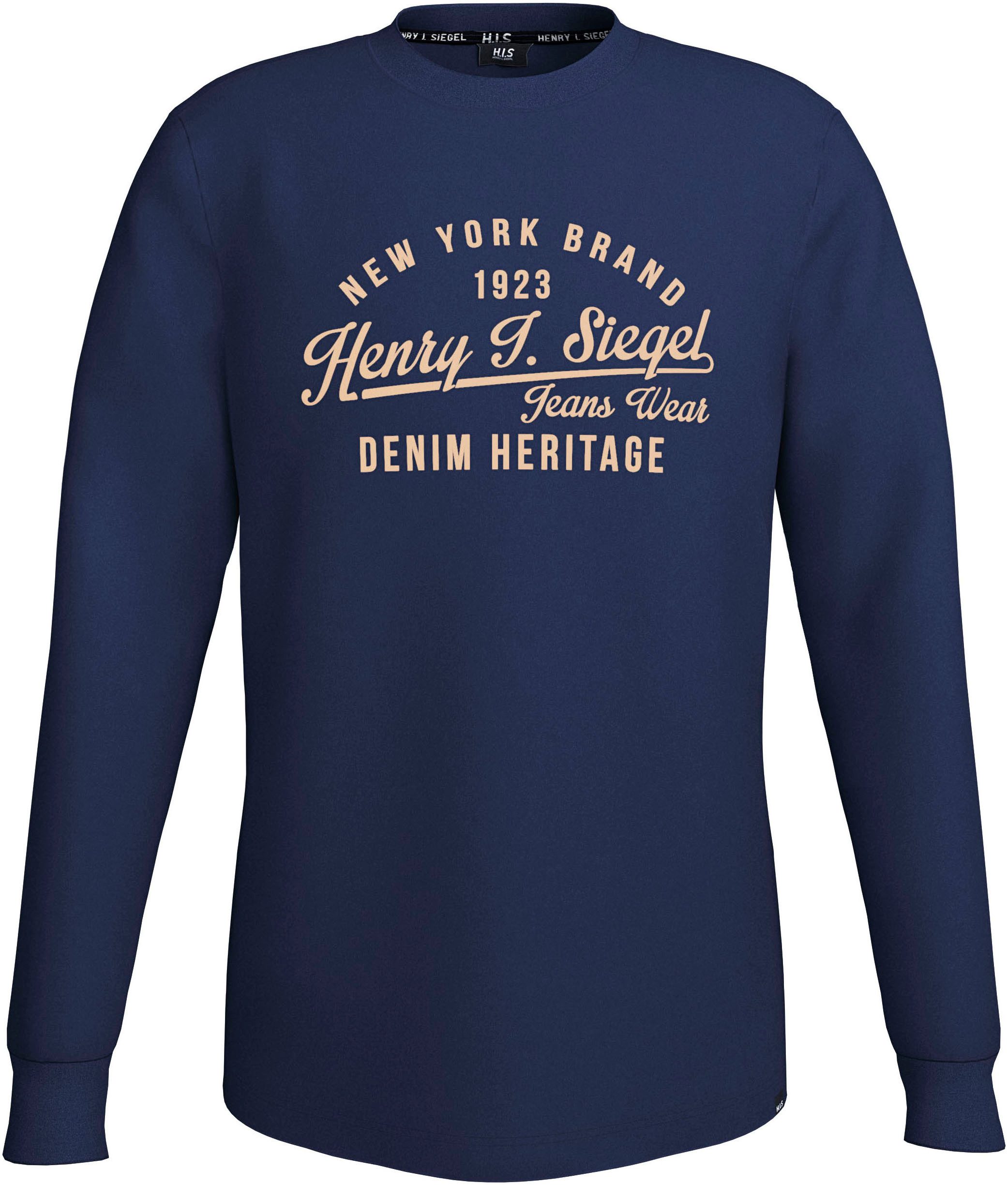 H.I.S Shirt met ronde hals Nieuwe collectie!