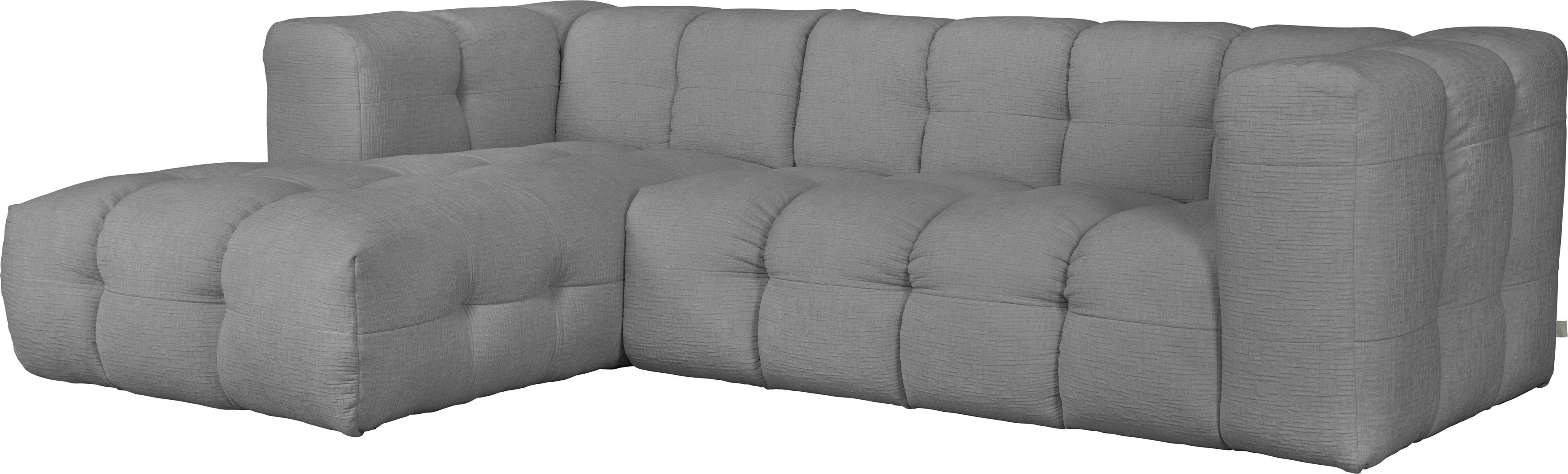 LeGer Home by Lena Gercke Hoekbank TALISHA L-vorm designerbank, moderne quilt, B/D/H: 276/178/75 cm