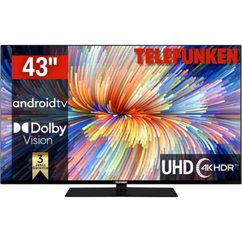 Telefunken Led-TV D43V950M2CWH, 108 cm-43 , 4K Ultra HD, Smart TV