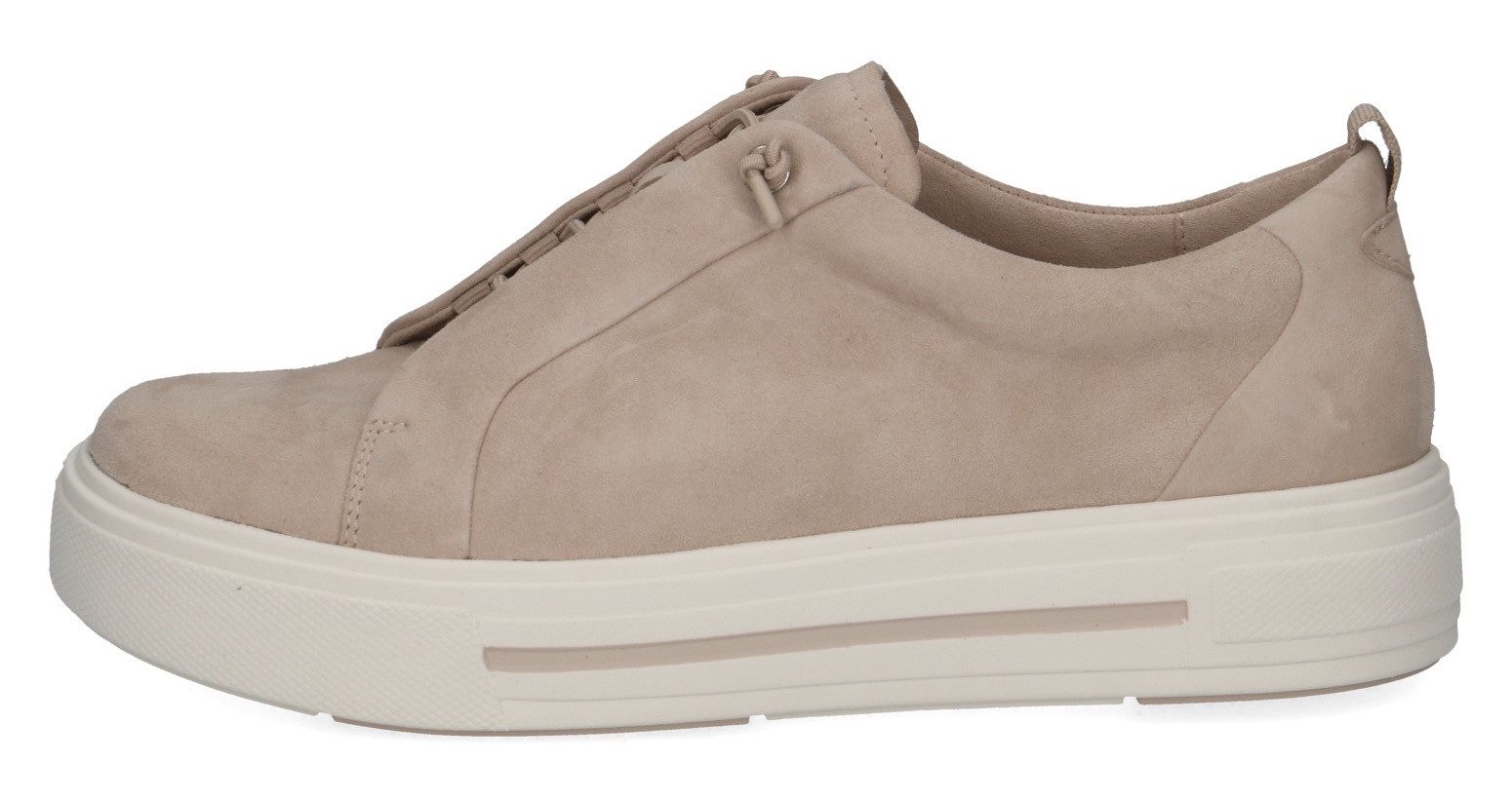 Caprice Slip-on sneakers , lage schoen, vrijetijdsschoen, slippers met elastische banden