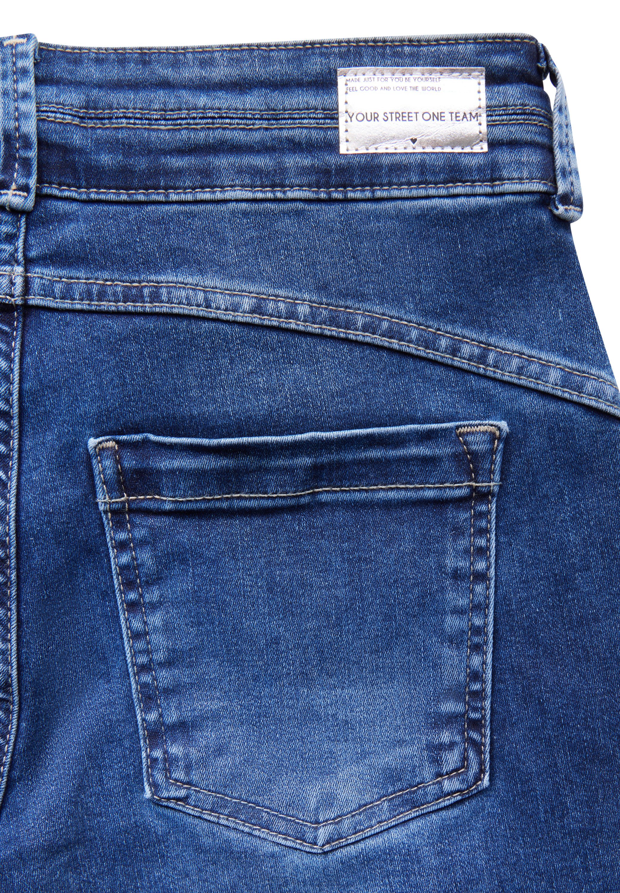 STREET ONE Slim fit jeans Style York 5-pocket stijl met stretch