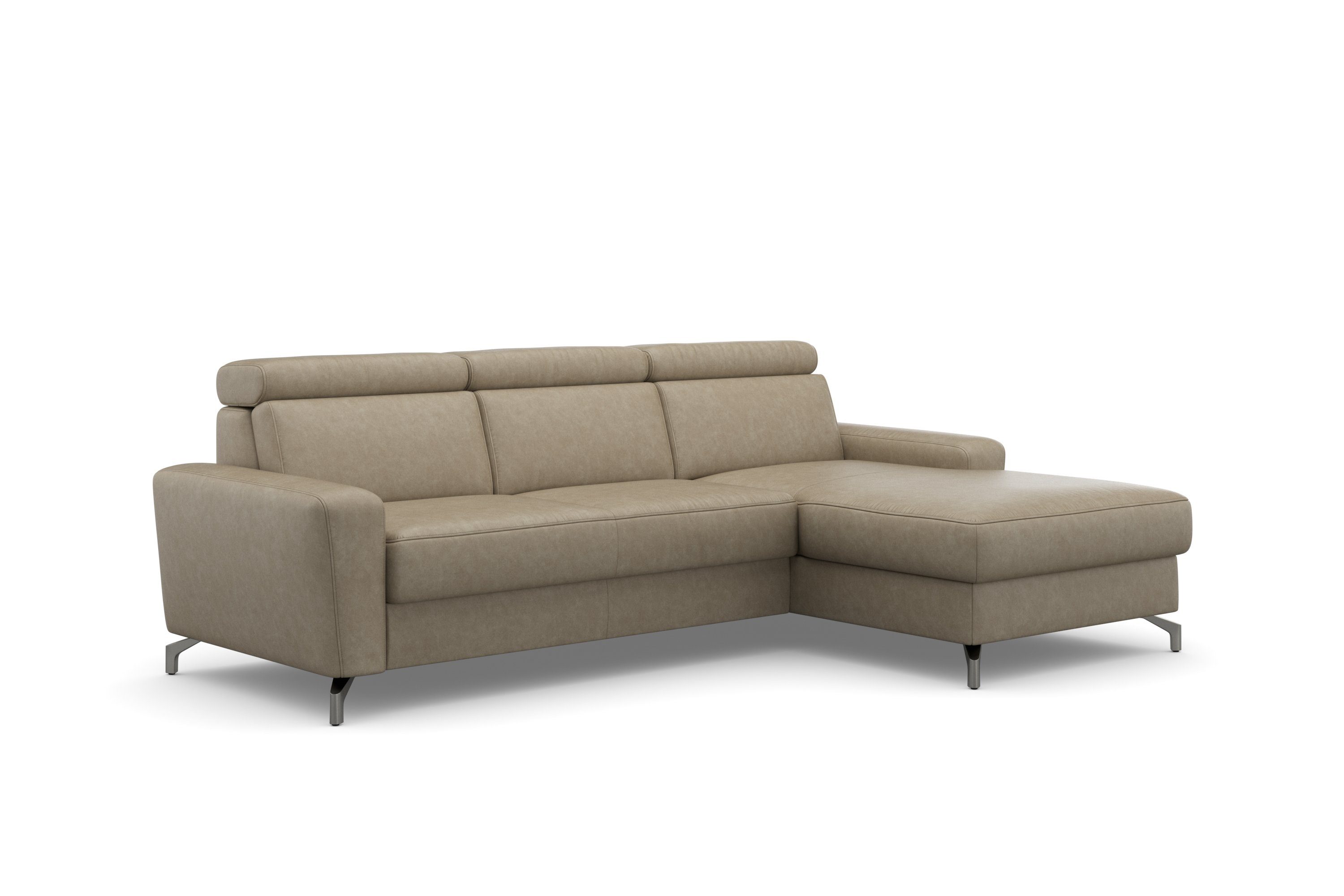 sit&more Hoekbank Scarlett L-vorm met verstelbare hoofdsteun, naar keuze met slaapfunctie, bedkist
