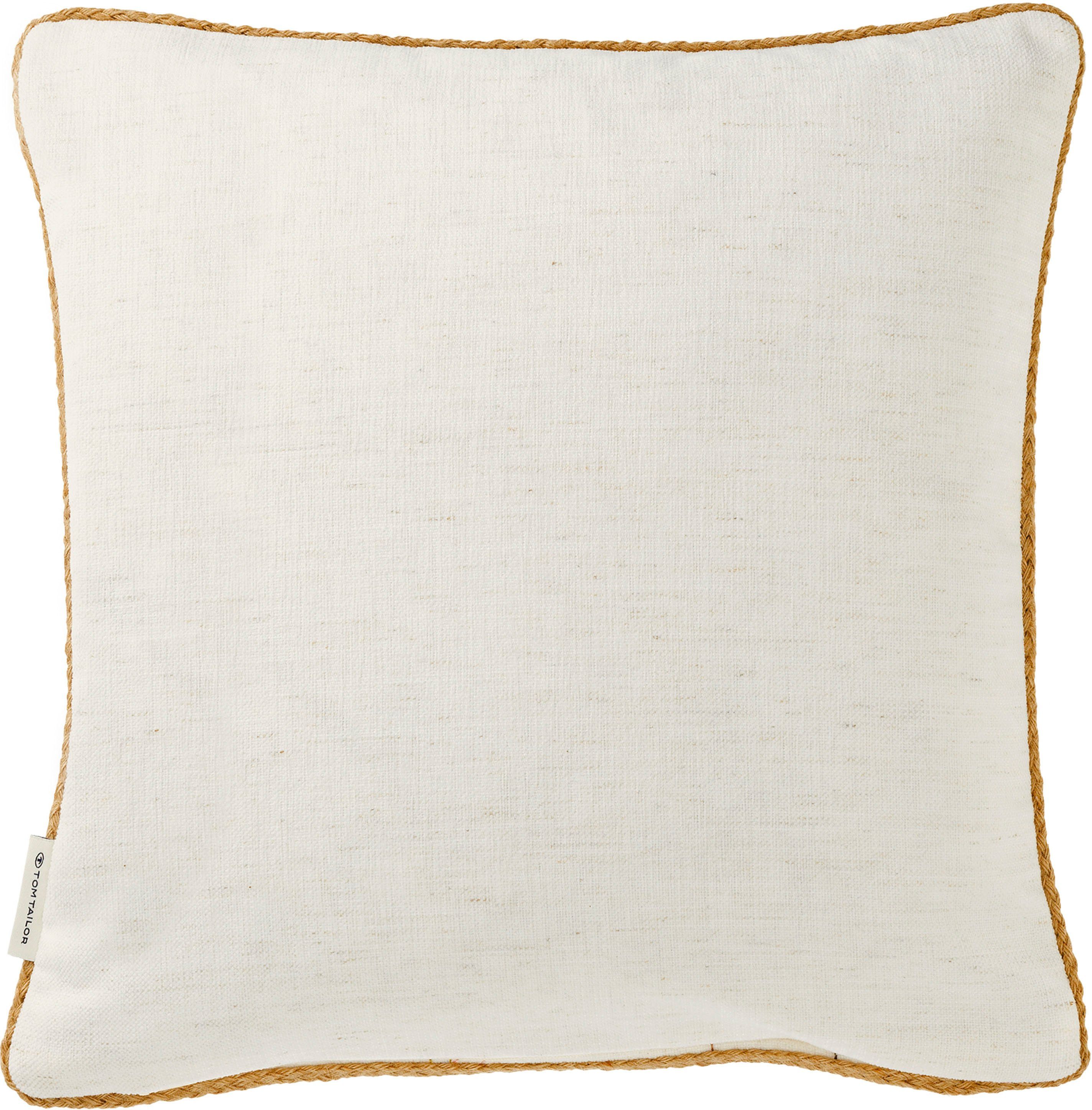 TOM TAILOR HOME Kussenhoezen Stitched met geborduurde effectstrepen