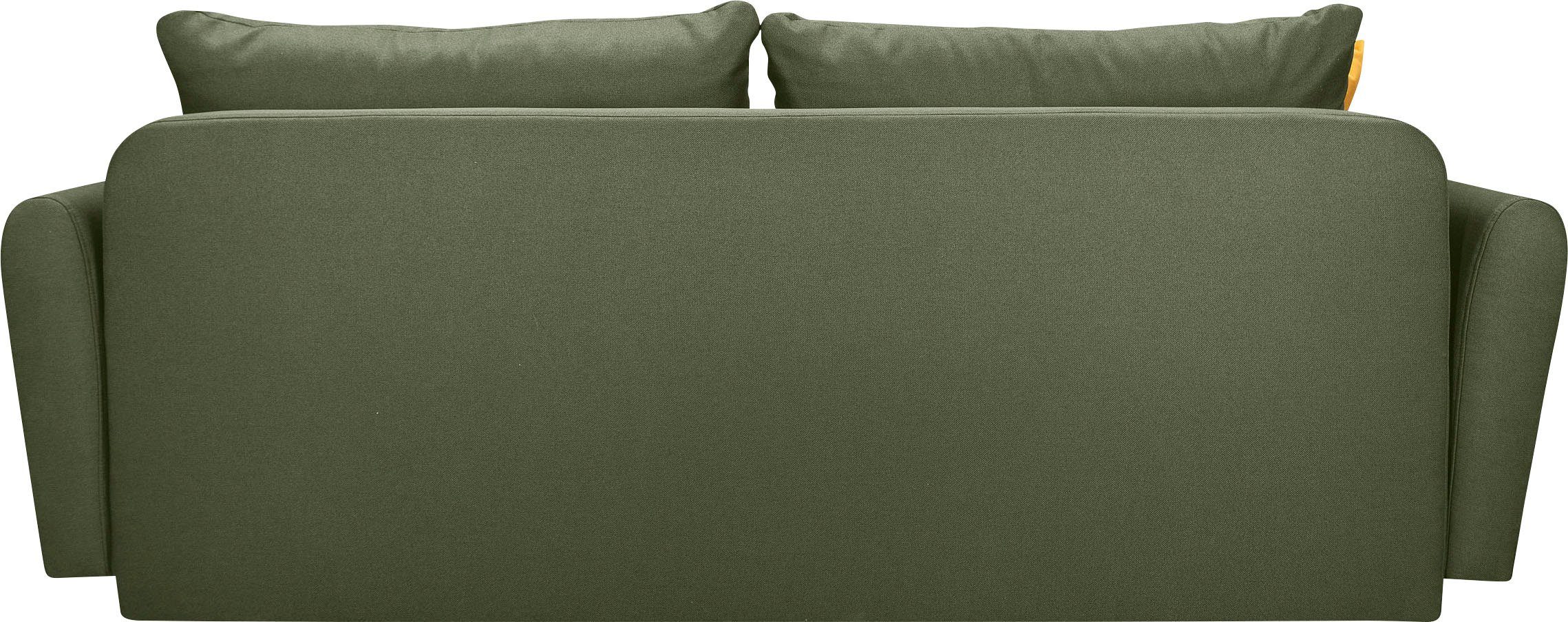 INOSIGN Slaapbank Anika met boxspringopbouw, slaapfunctie & bedkist, bank met bedfunctie