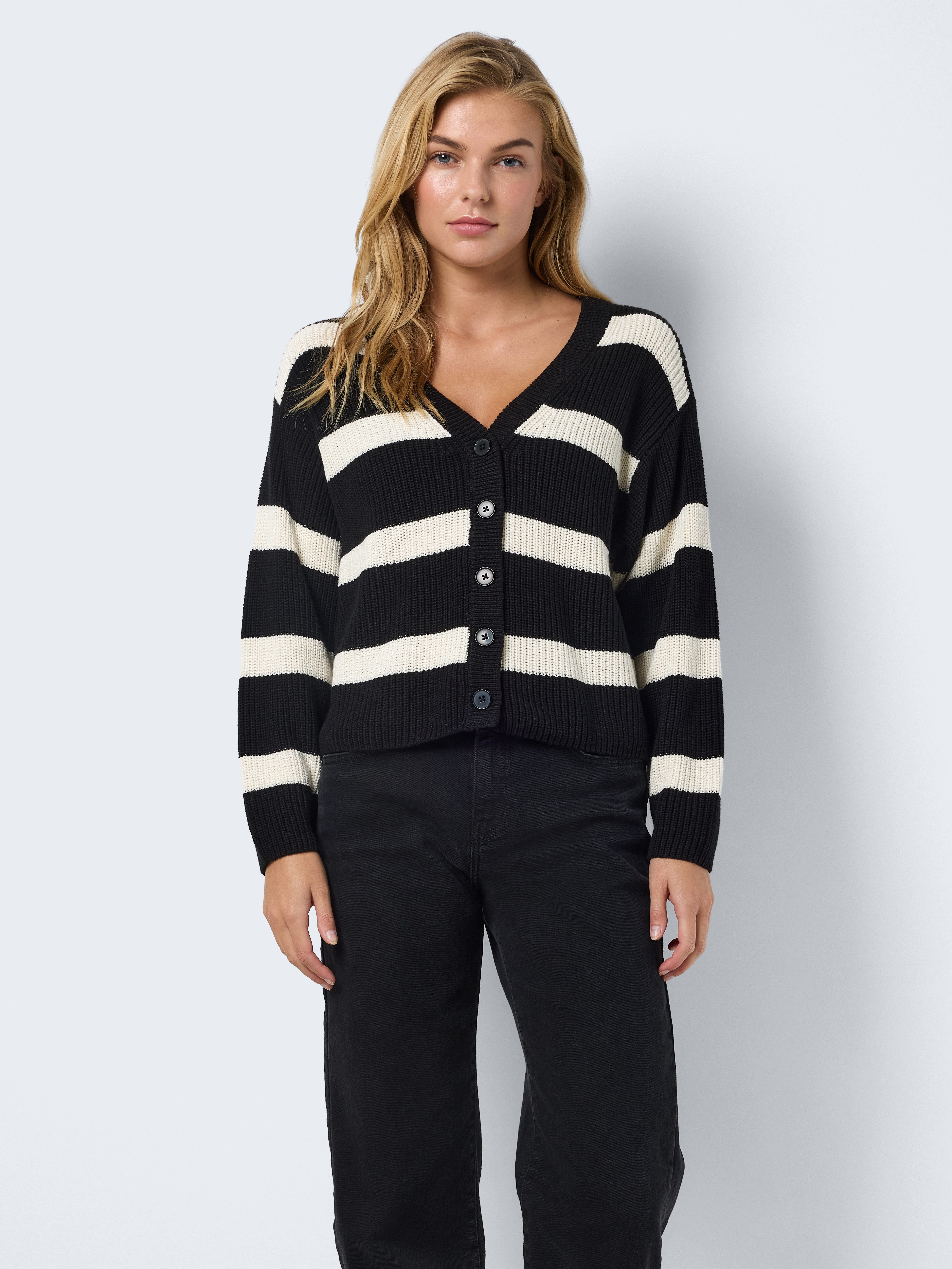 Noisy may Vest NMMAYSA L/S V-NECK KNIT CARDIGAN NOOS