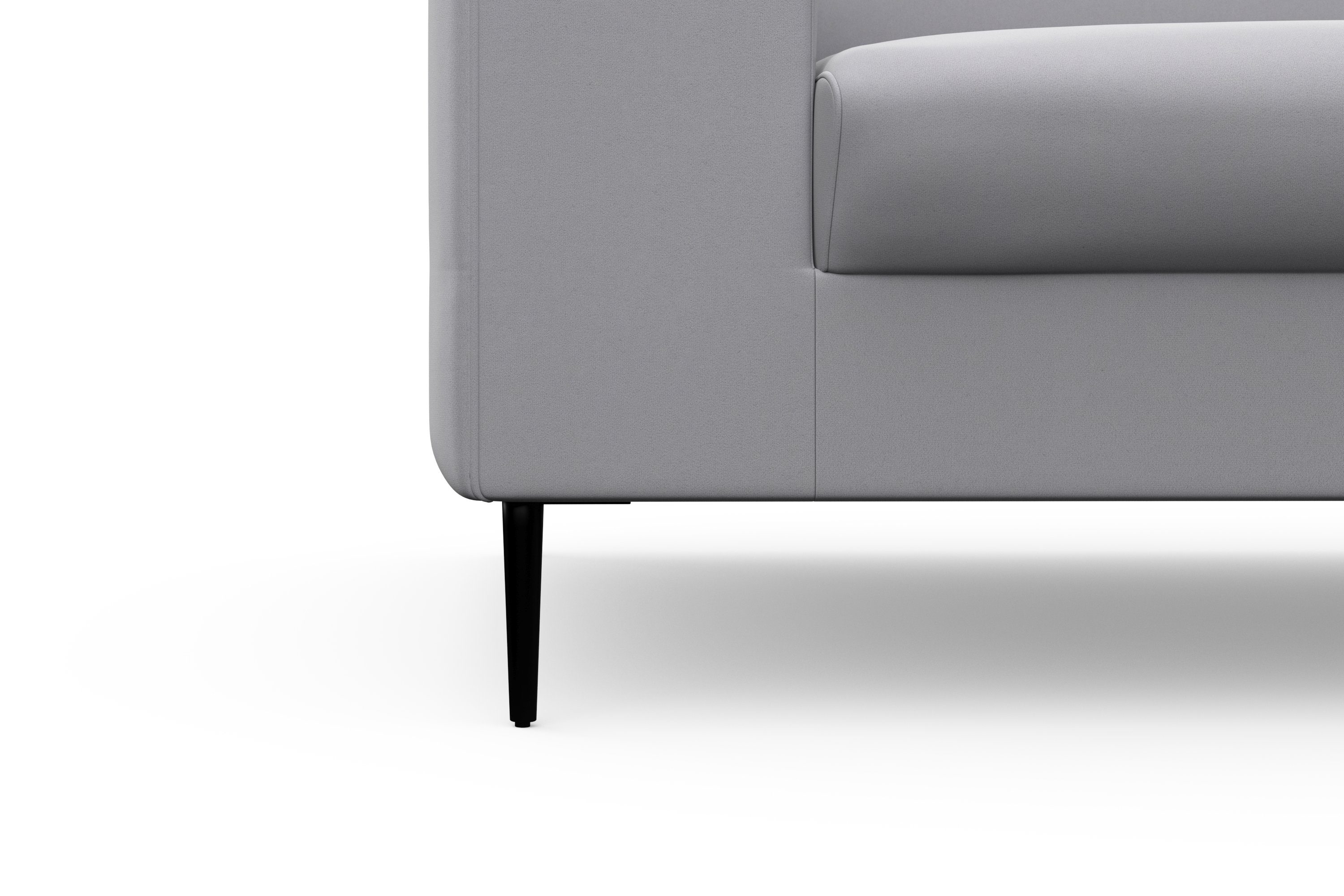 DOMO collection Hoekbank Modica, tijdloos en elegant, L-vorm moderne uitstraling met extra brede chaise longue, ook in corduroy
