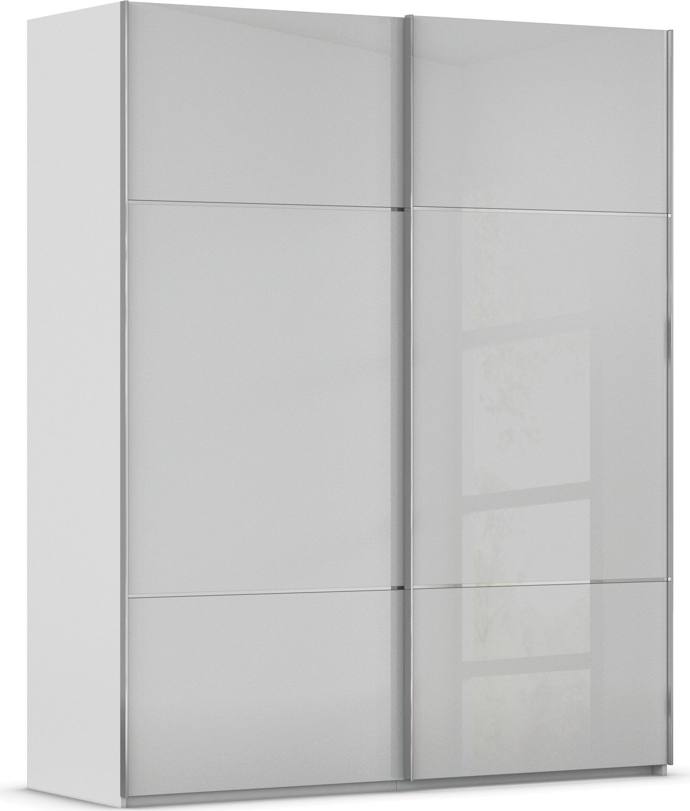 rauch Schuifdeurkast Kledingkast kast garderobe slaapkamerkast SCALE-TRIO edel drievoudig front met 2 sierlijsten glasfront made in germany