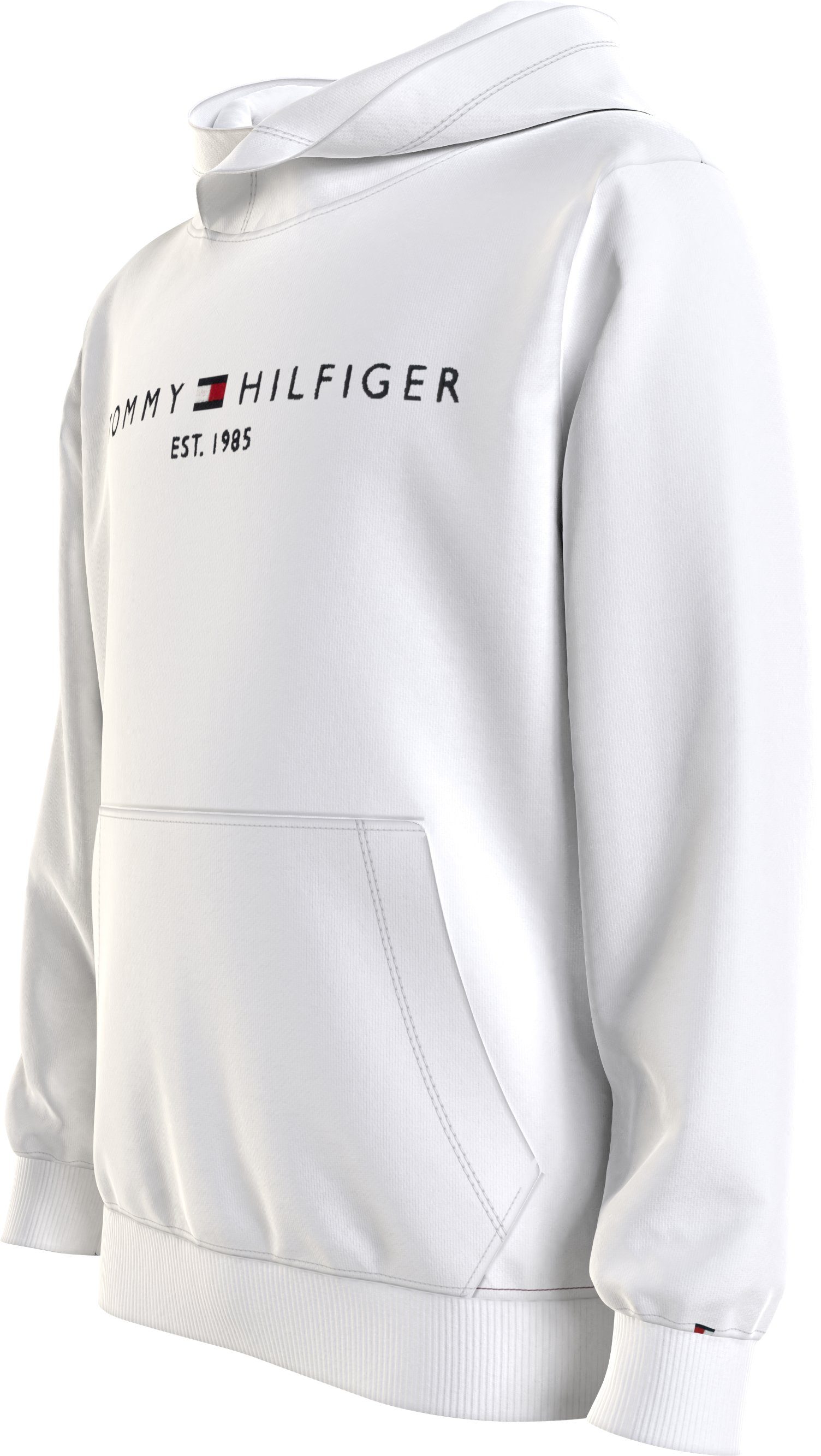 Tommy Hilfiger Hoodie U ESSENTIAL HOODIE met logo-borduurwerk en tekst