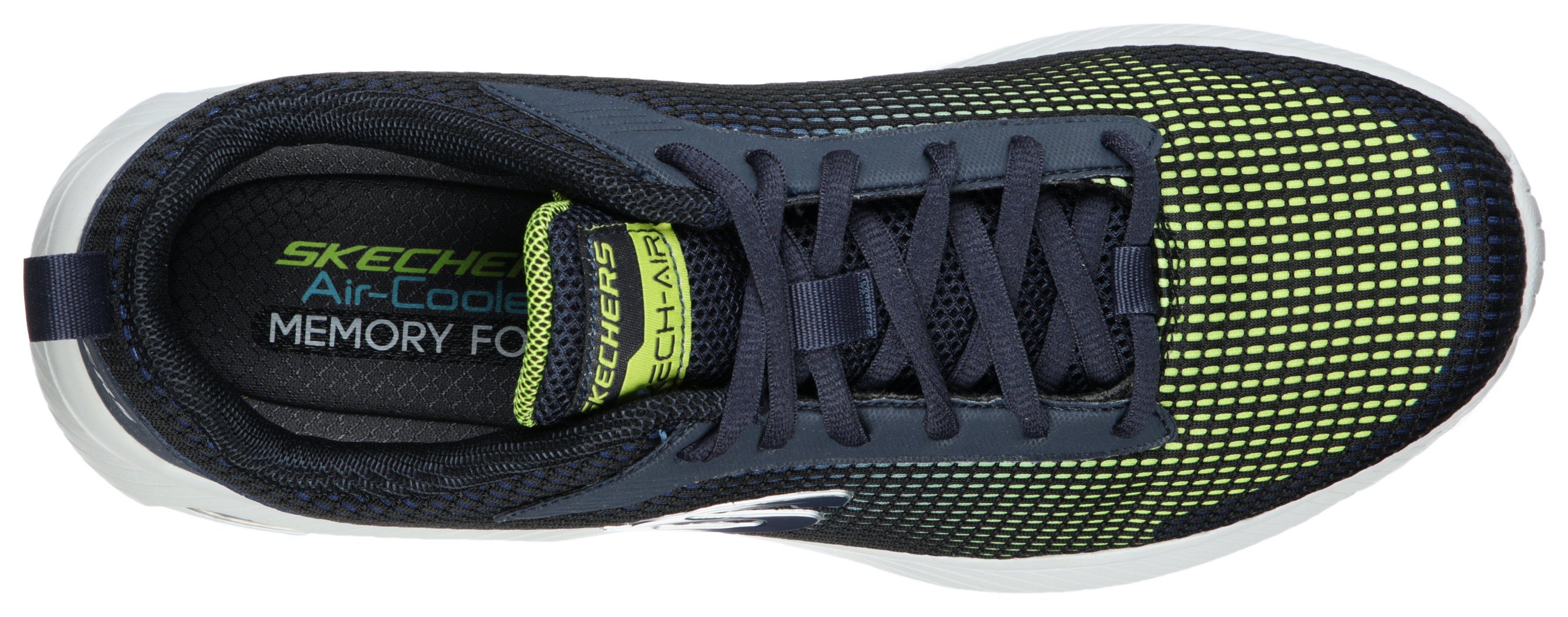 Skechers Sneakers DYNA-AIR-BLYCE met kleurverloop, vrijetijdsschoen, lage schoen, veterschoen