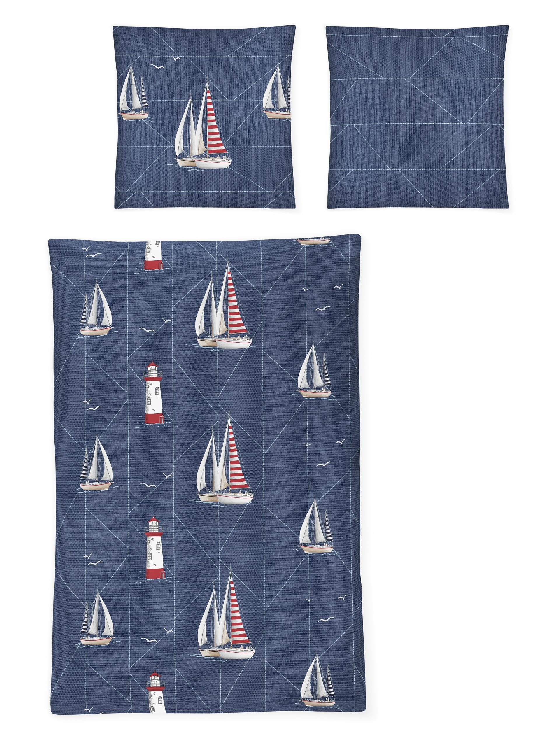 Irisette Overtrekset Sky 8483 elegant en van hoge kwaliteit (2-delig) dekbedovertrekken blauw