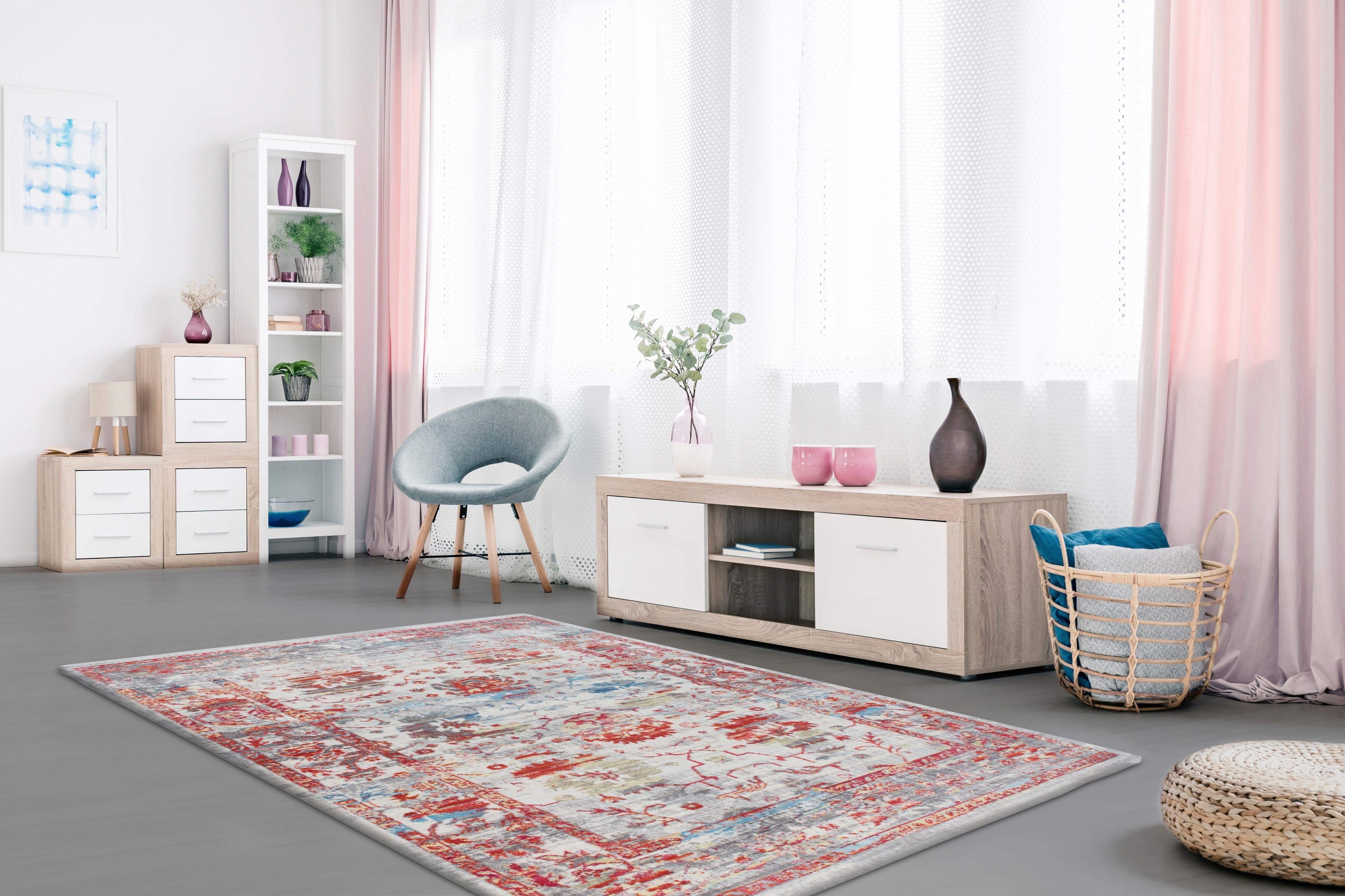 calo-deluxe Vloerkleed Odalia 100 Korte pool, woonkamer