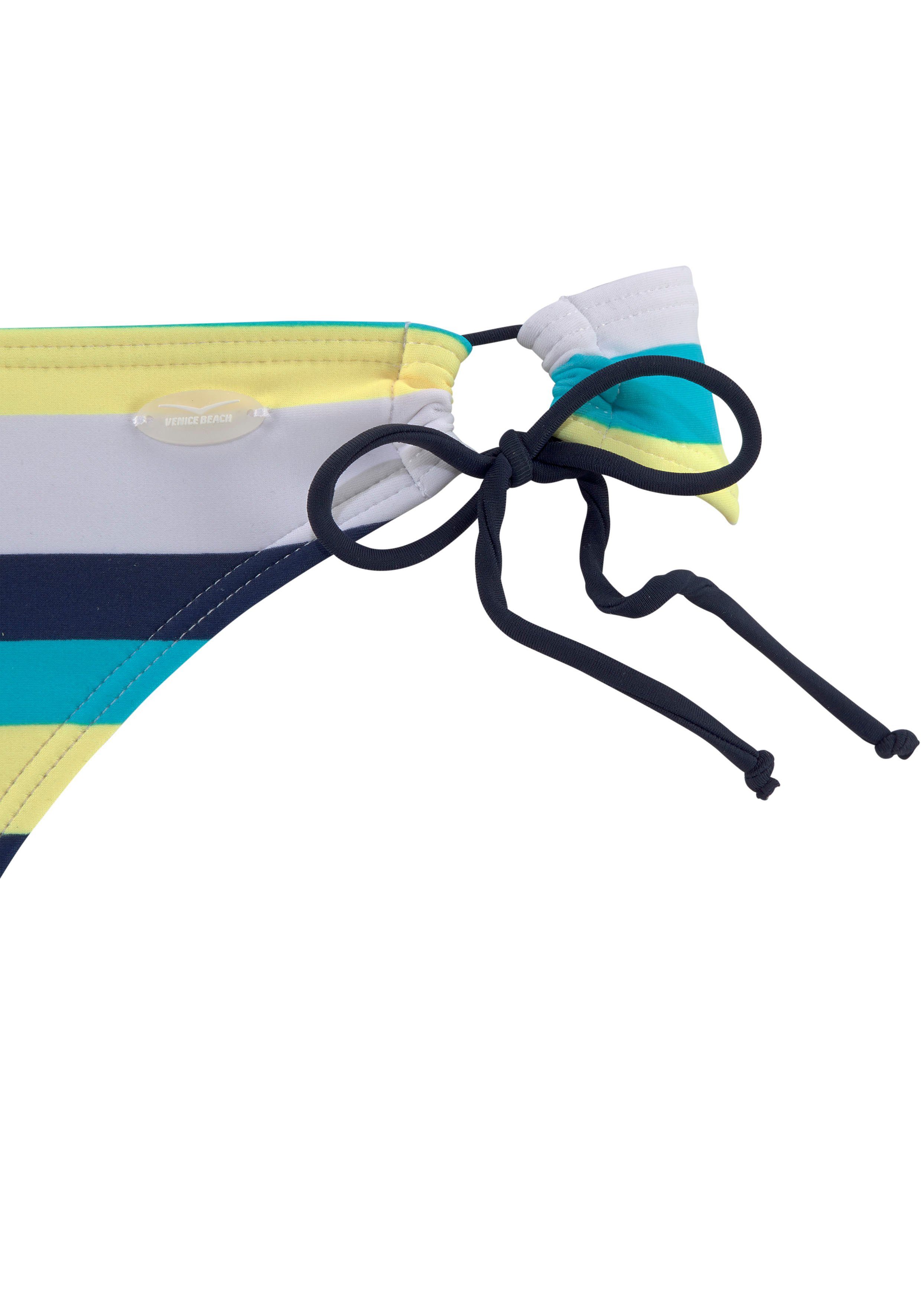 Venice Beach Triangelbikini met blokstrepen