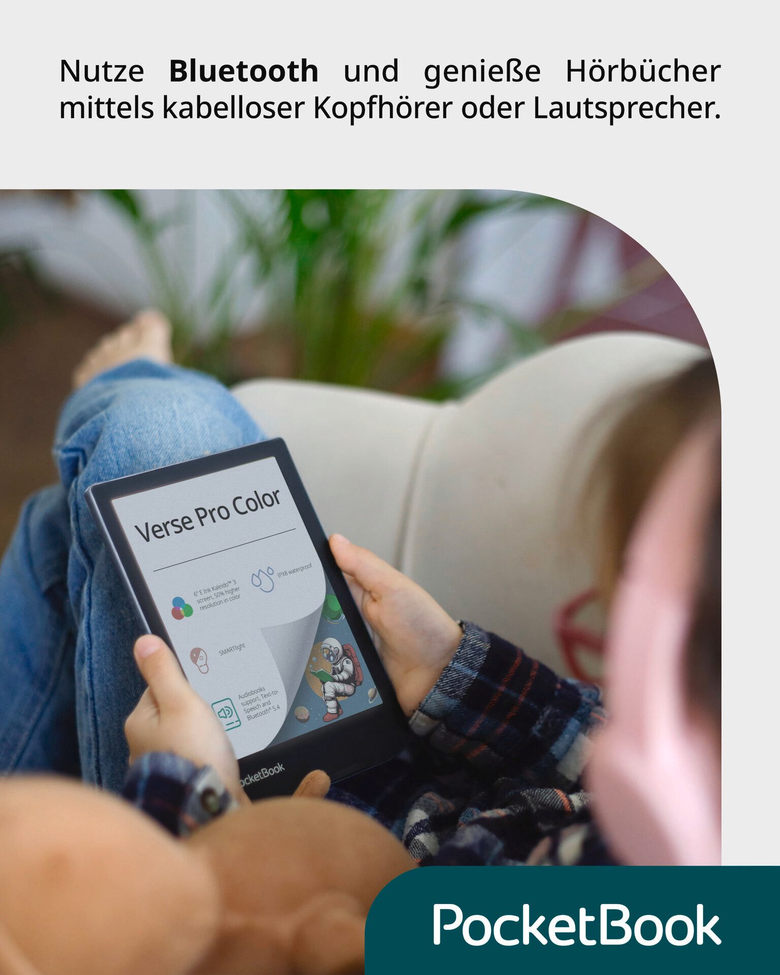PocketBook E-reader Verse Pro Color - DACH-Version, 6", Linux