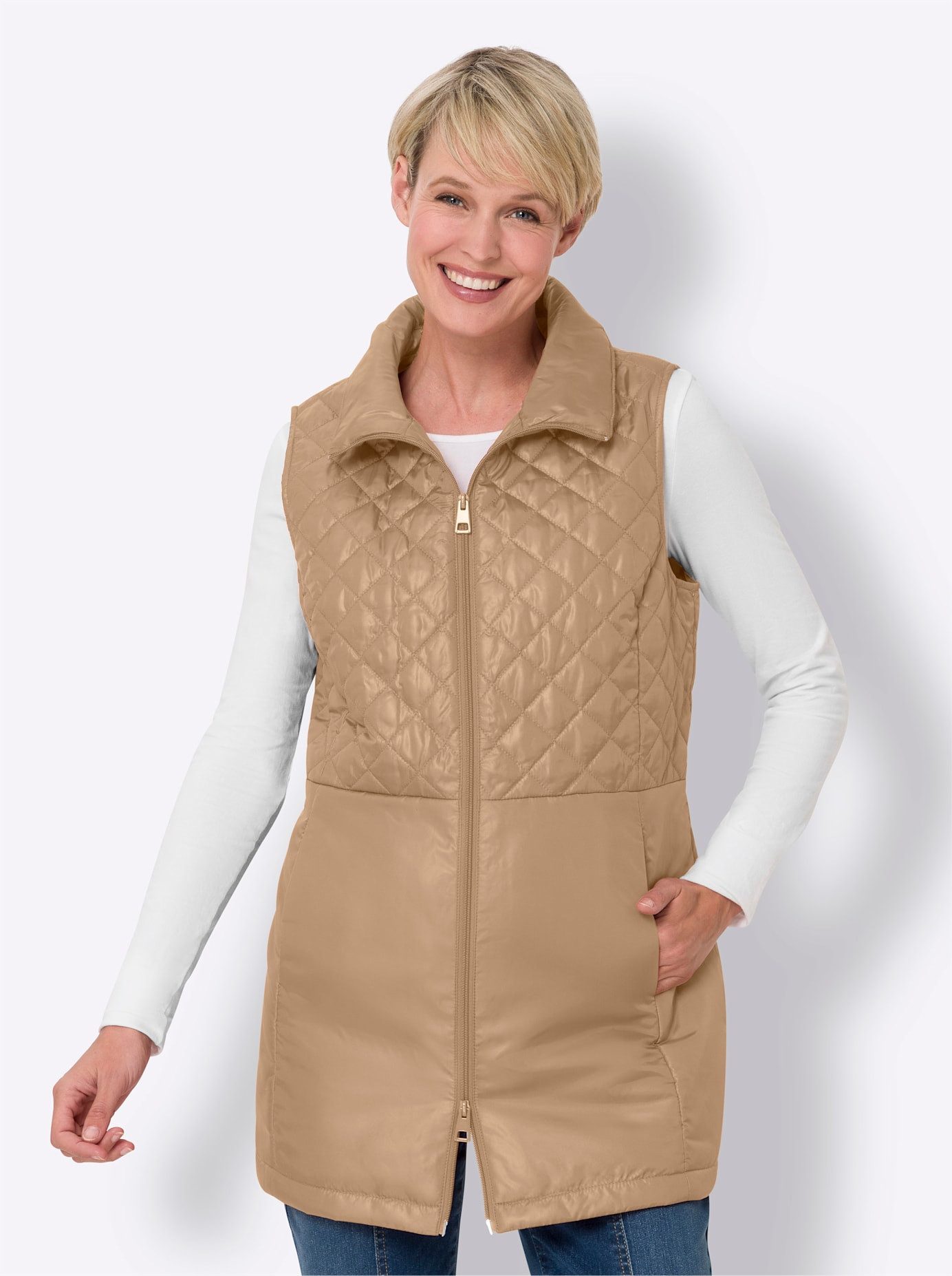 Classic Basics Lang gilet