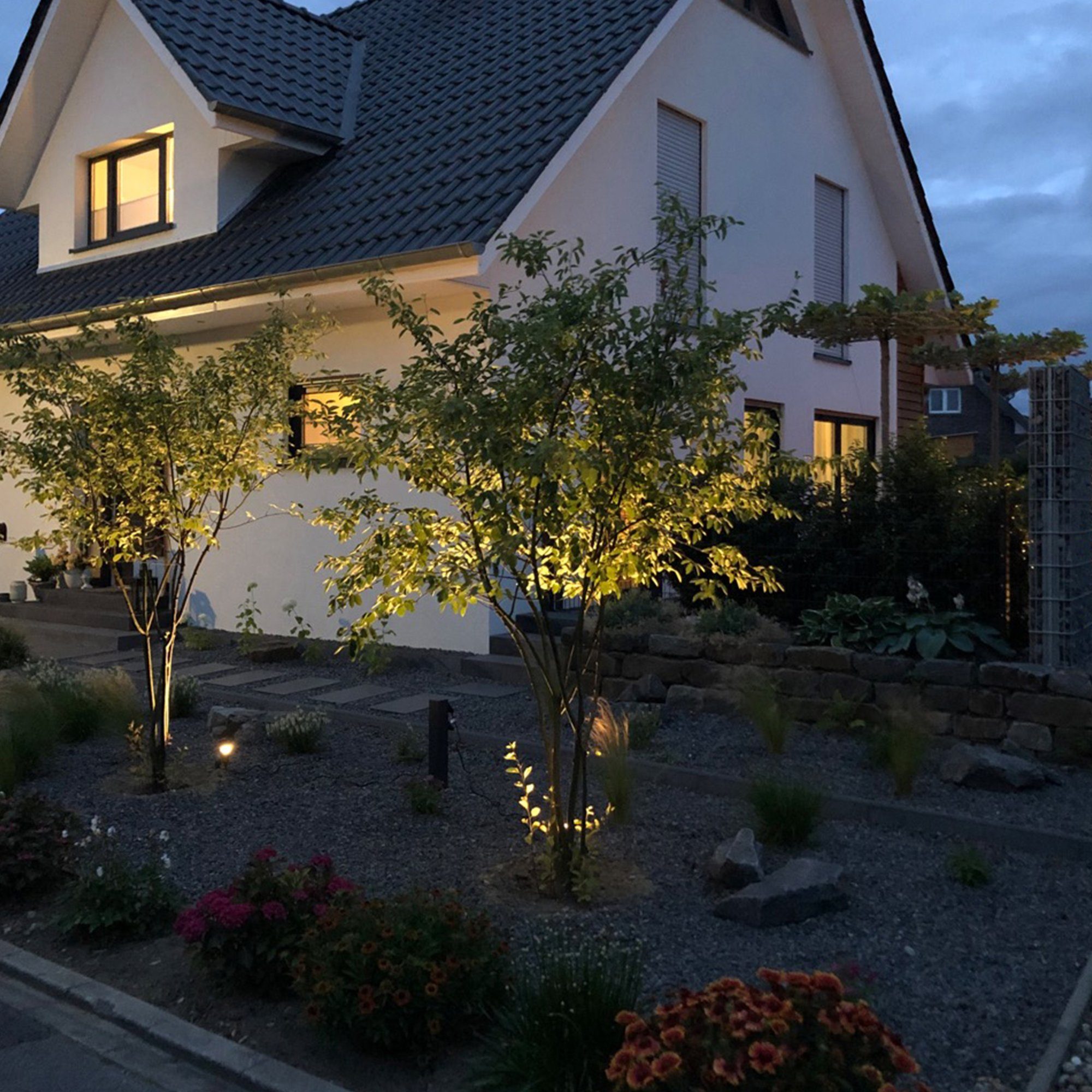 B.K.Licht Led-tuinlamp NIMA LED tuinspot, grondspies, buitenstraaler, spiesstraaler, 2-pack (2 stuks)