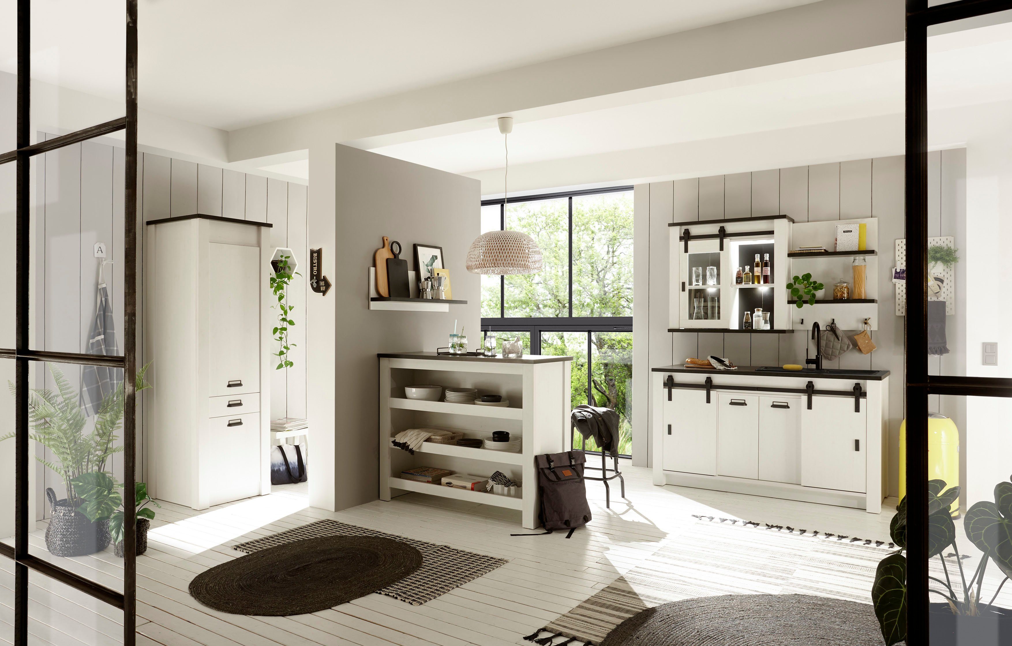 Home affaire Keuken Sherwood Breedte 240 cm, zonder elektrische apparaten