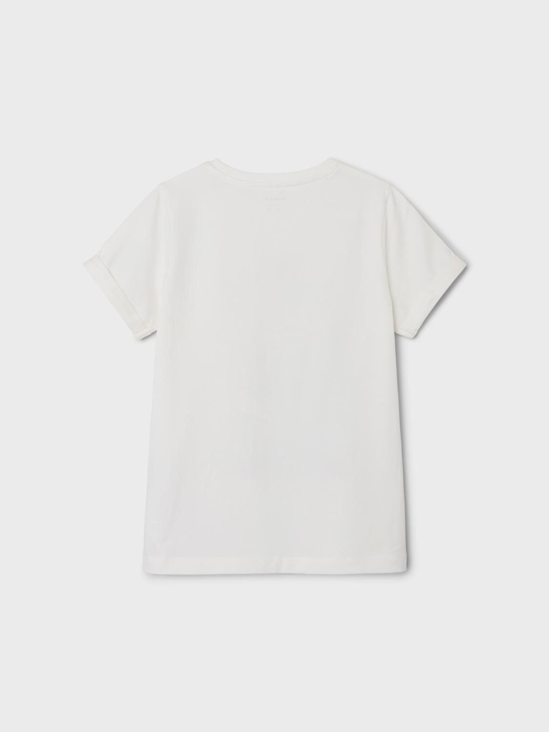 Name It Shirt met korte mouwen NKFJAX WEDNESDAY SS TOP BOX NOOS SKY